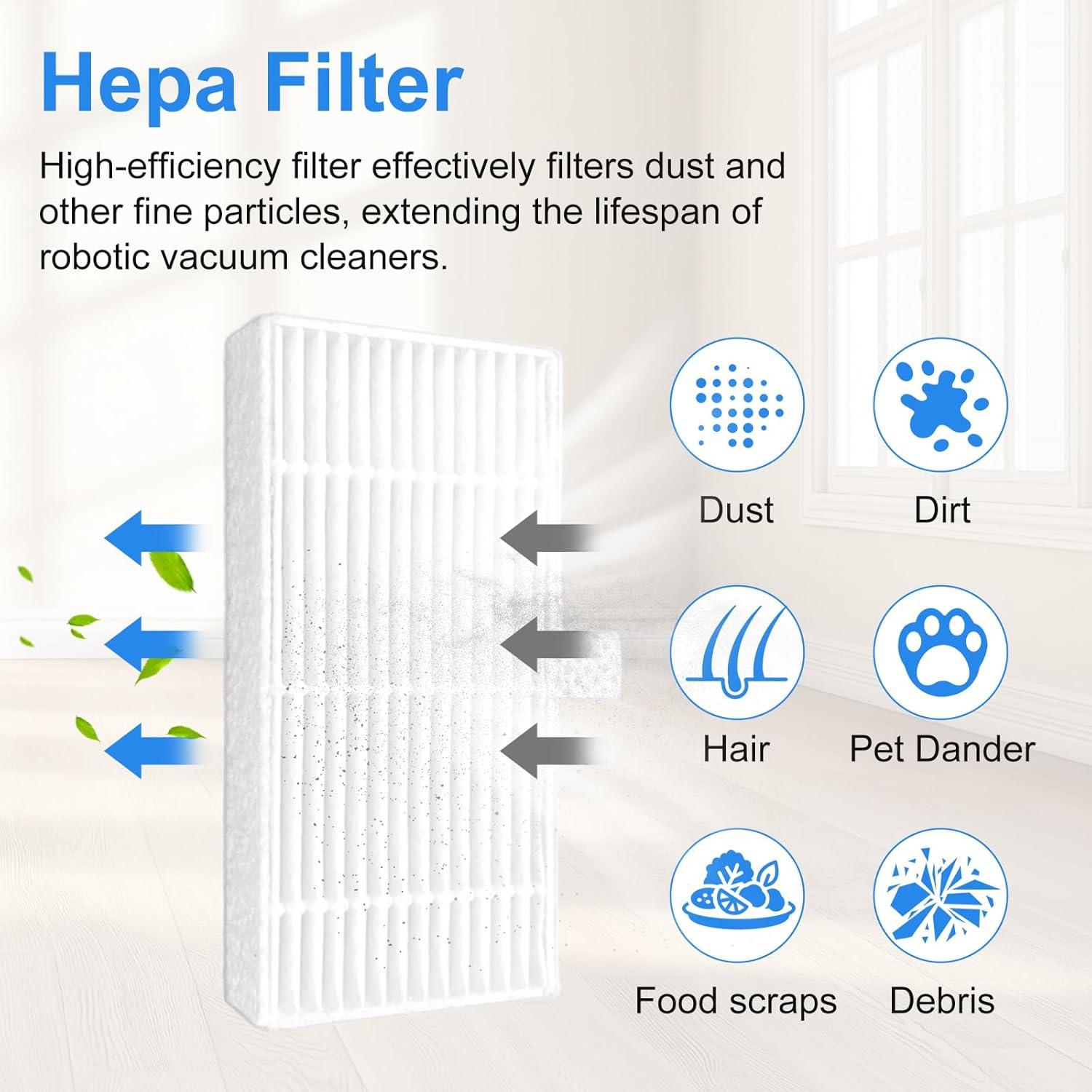 Filtros de Reemplazo HOgardenME para Aspiradoras Robot 3PCS