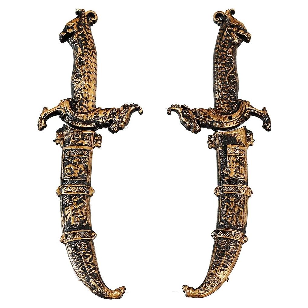 Cuchillo de Juguete YOMENO Daga Plástica 31.5 cm Bronce