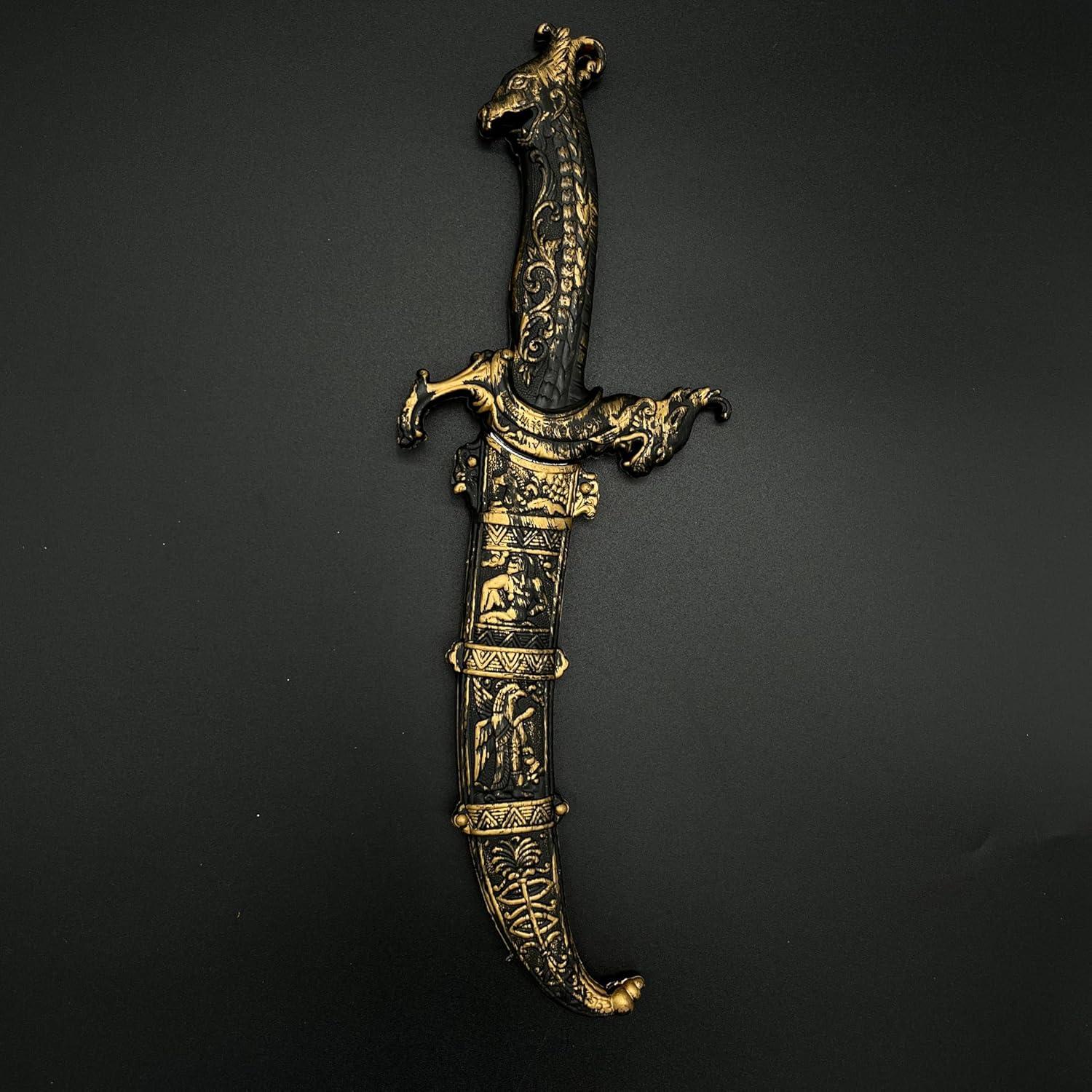 Cuchillo de Juguete YOMENO Daga Plástica 31.5 cm Bronce
