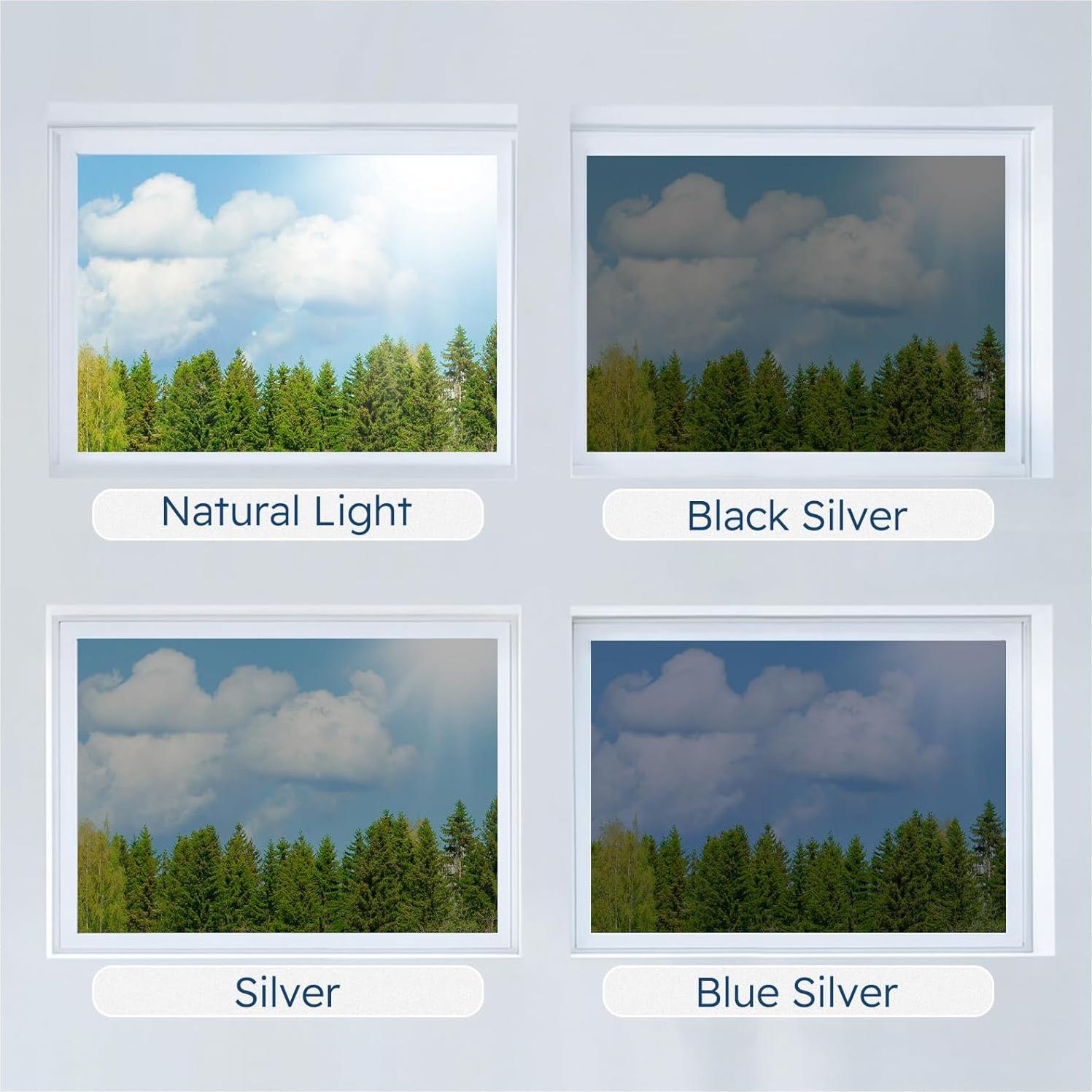 Película de Ventana Rabbitgoo 44.5x198.1cm Privacidad UV