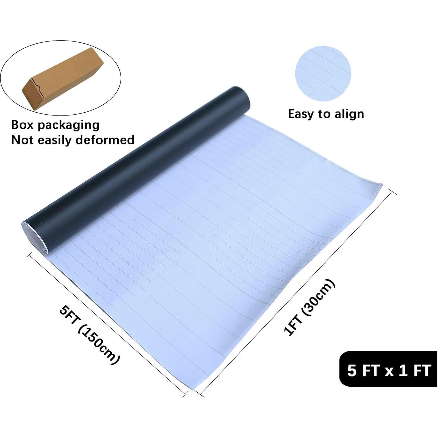 Vinilo Autoadhesivo Negro Mate JYEASTZ 30cm x 150cm