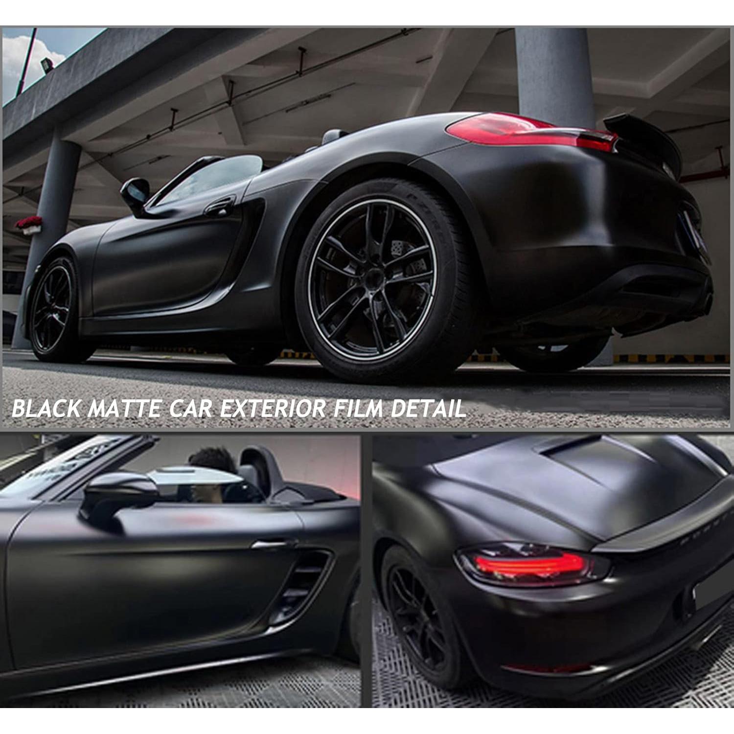 Vinilo Autoadhesivo Negro Mate JYEASTZ 30cm x 150cm