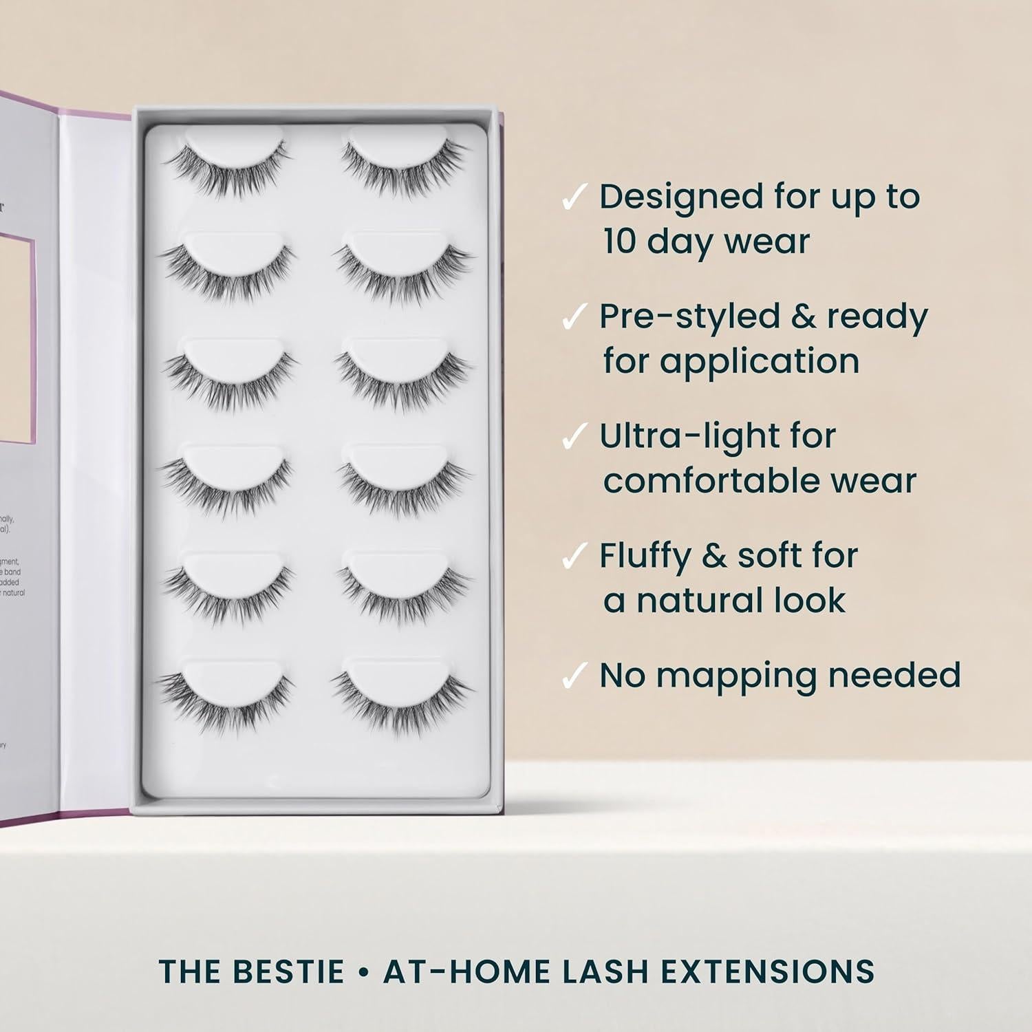 Kit de Extensión de Pestañas FlutterHabit Mejor Amiga - 6 Juegos