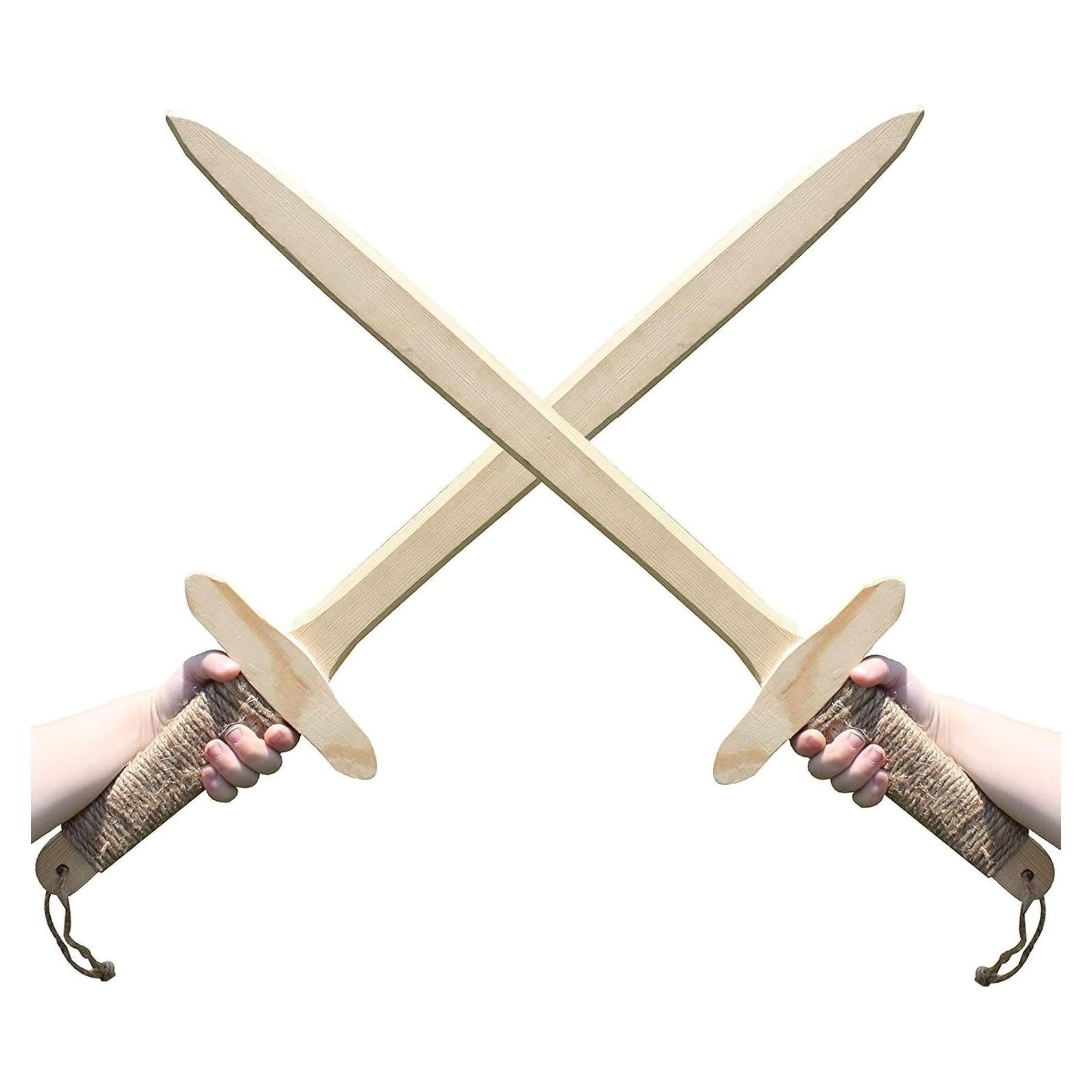 Espada de Juguete de Madera ¡La Aventura Te Espera! 2 Unidades