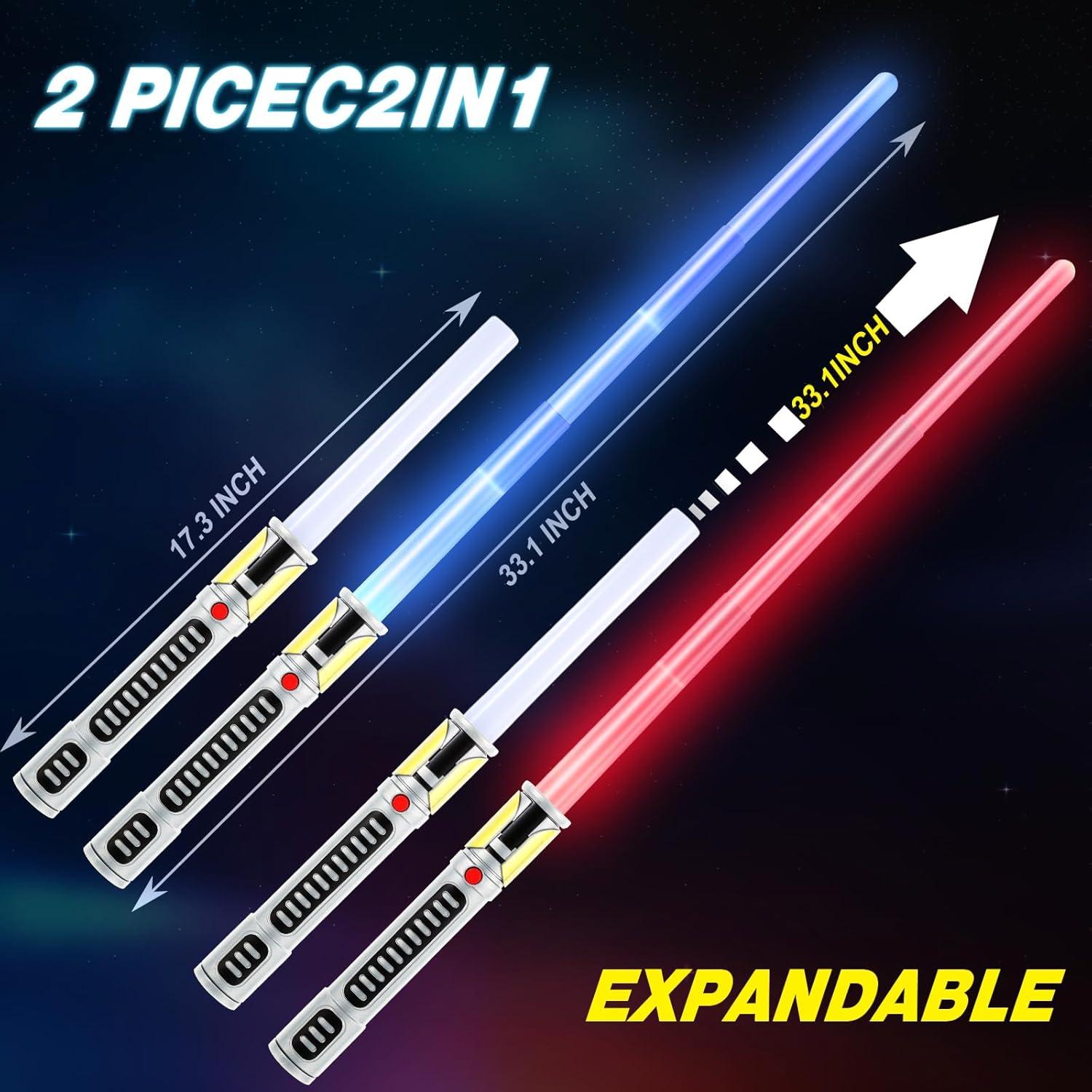 Sable Iluminado Retráctil YOSXXCN 7 Colores 84 cm LED