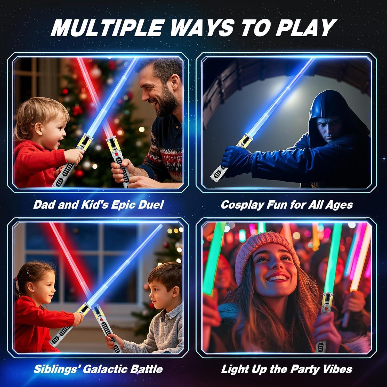 Sable Iluminado Retráctil YOSXXCN 7 Colores 84 cm LED