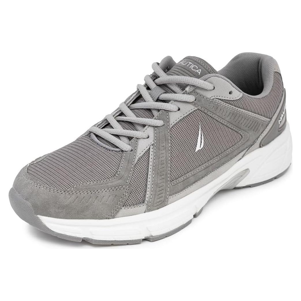 Zapatillas Deportivas Nautica para Hombre 40.6 Gris Amortiguadas