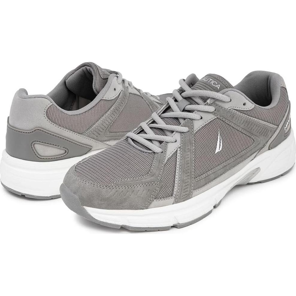 Zapatillas Deportivas Nautica para Hombre 40.6 Gris Amortiguadas