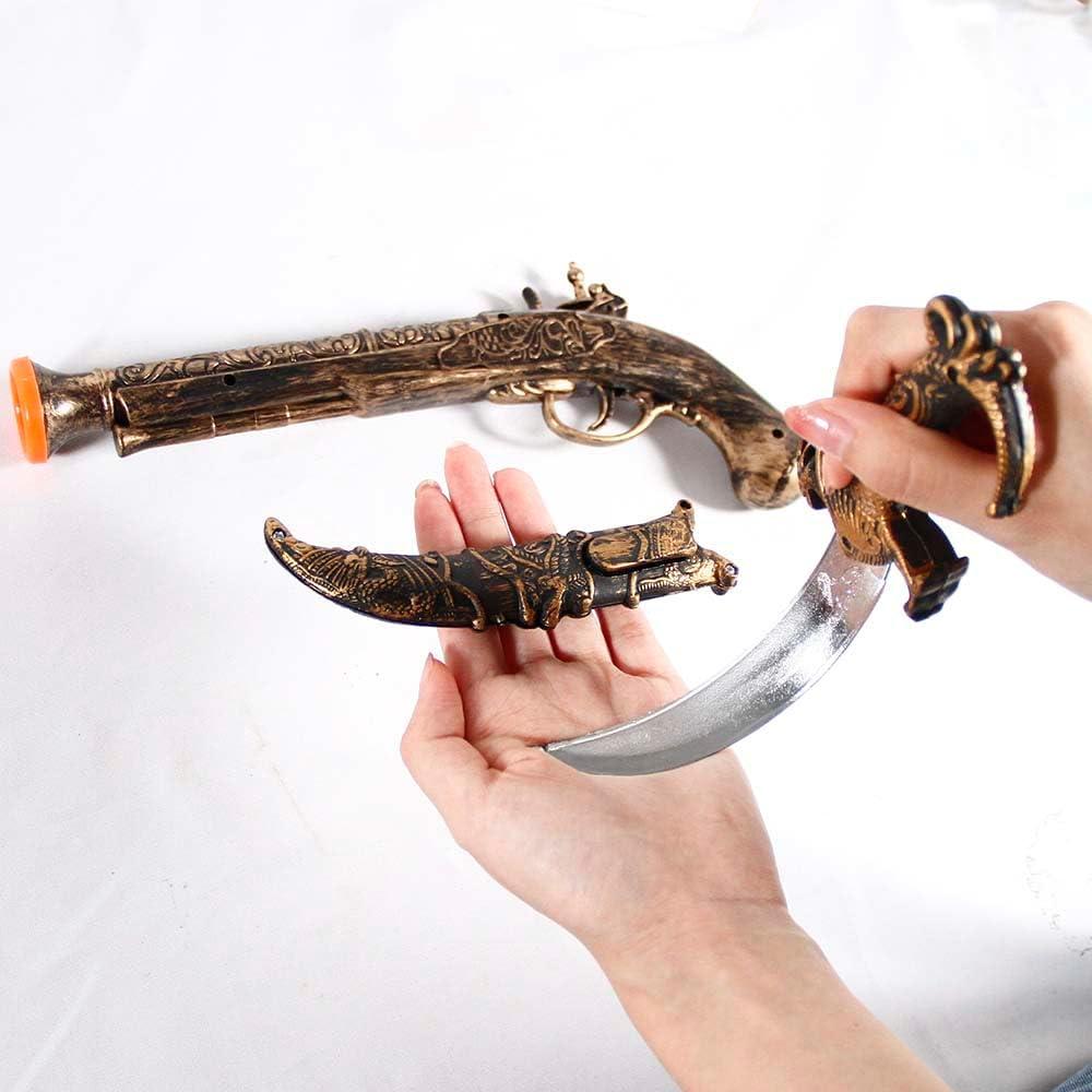 Conjunto de Juguete Pirata WENYUANHOME - Espada y Pistola