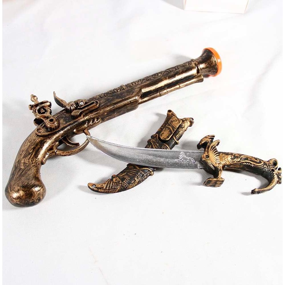 Conjunto de Juguete Pirata WENYUANHOME - Espada y Pistola