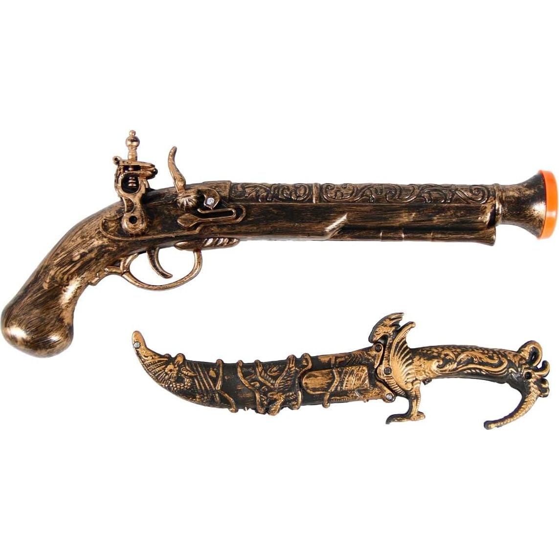 Conjunto de Juguete Pirata WENYUANHOME - Espada y Pistola