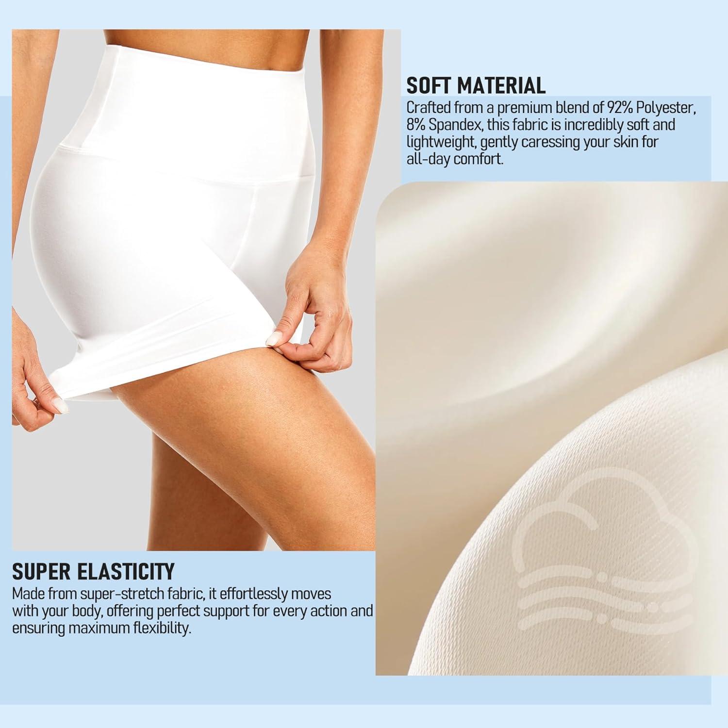 Pantalones Cortos de Cintura Alta DHSO para Mujeres - Control Abdomen