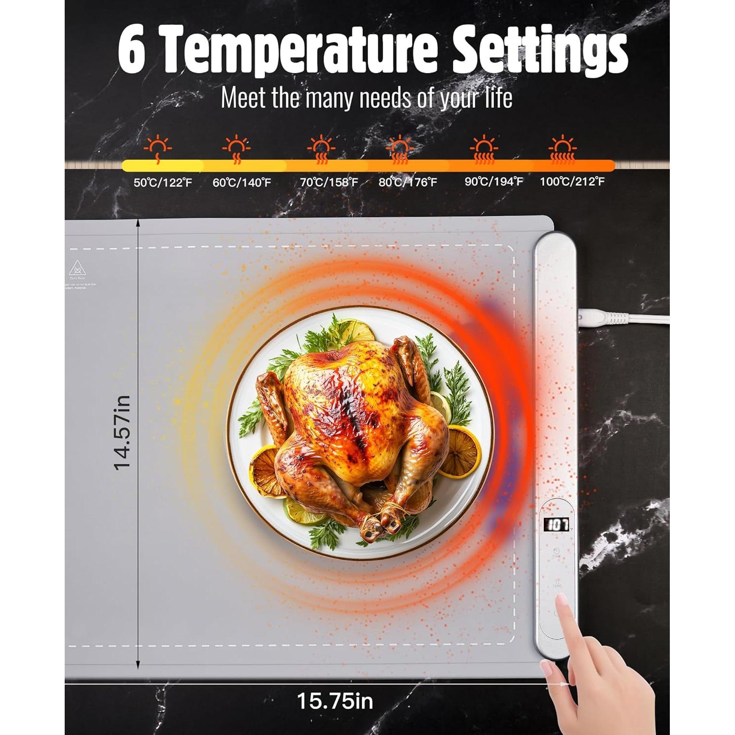 Alfombrilla Calentadora Eléctrica XUPAINC Extra Grande 91x40cm