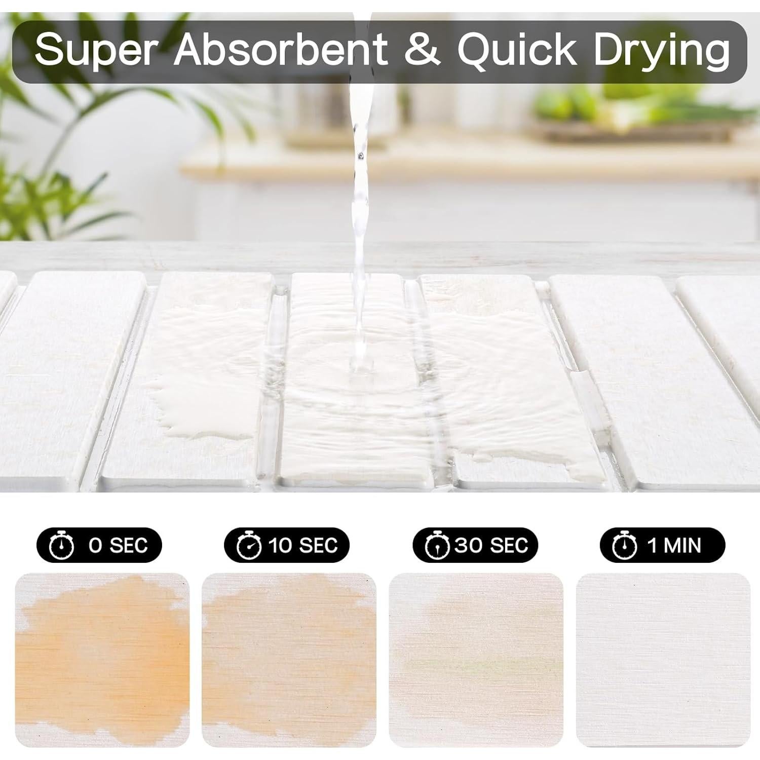 Alfombrilla de Secado de Piedra Kesaplan 61x41cm Antideslizante