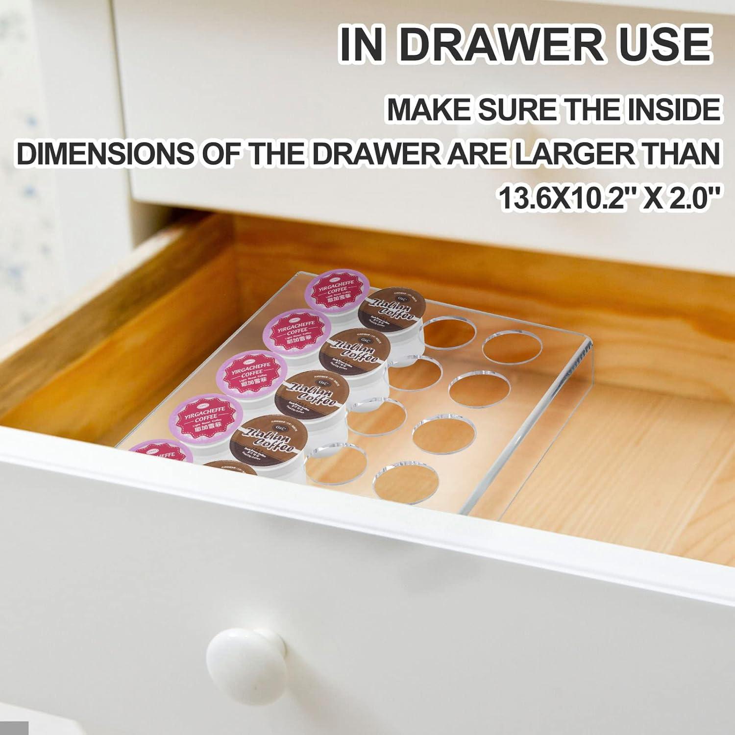 Soporte organizador para 24 cápsulas K-Cup Urcreeds acrílico