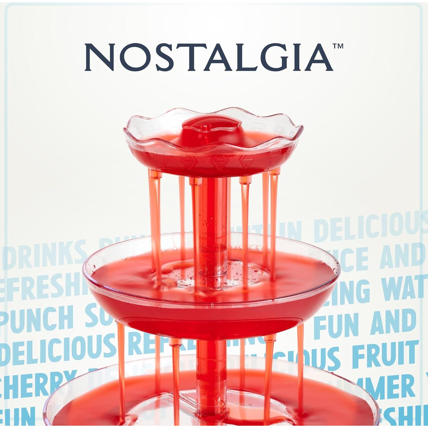 Fuente de Fiesta Iluminada Nostalgia 3 Niveles 3.78L