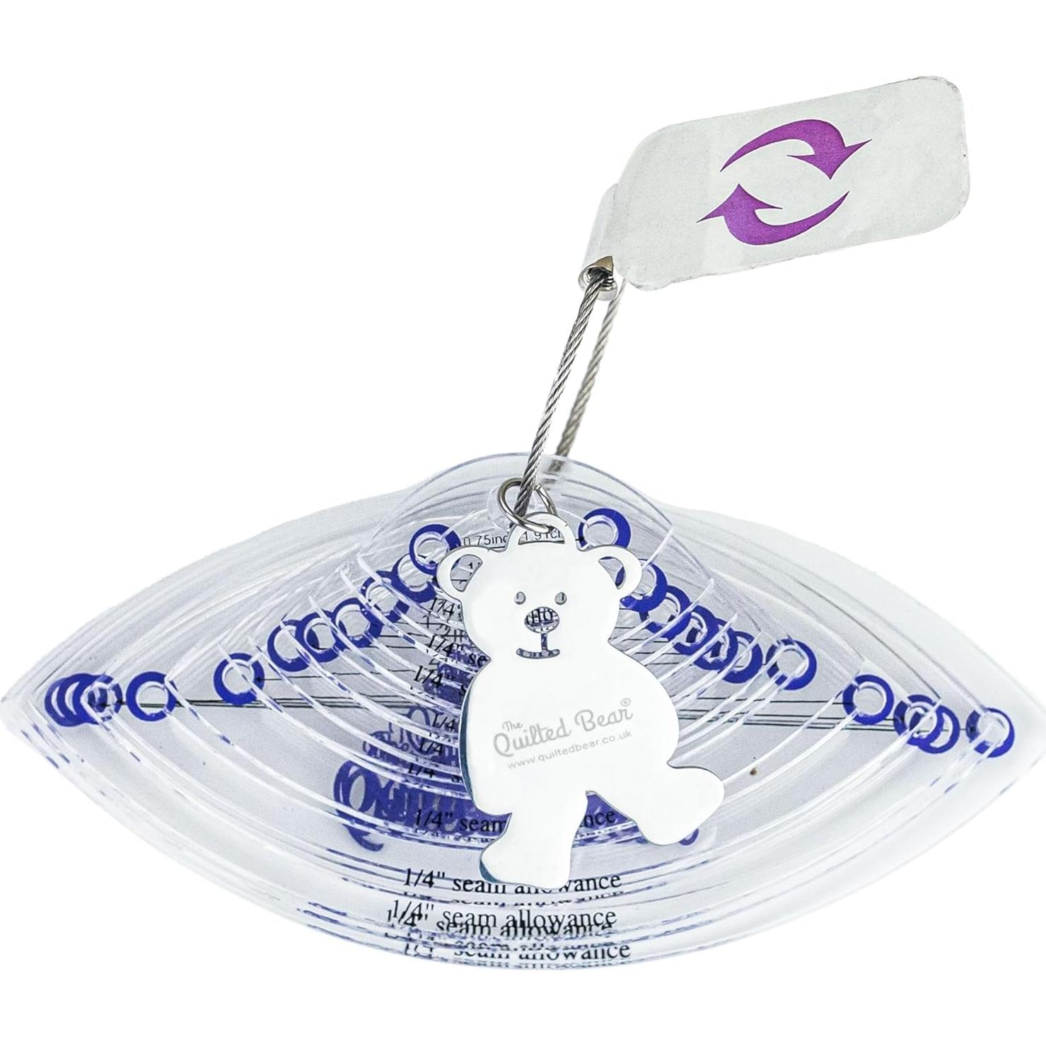 Plantillas de Acolchado The Quilted Bear - Juego de 11 Tamaños