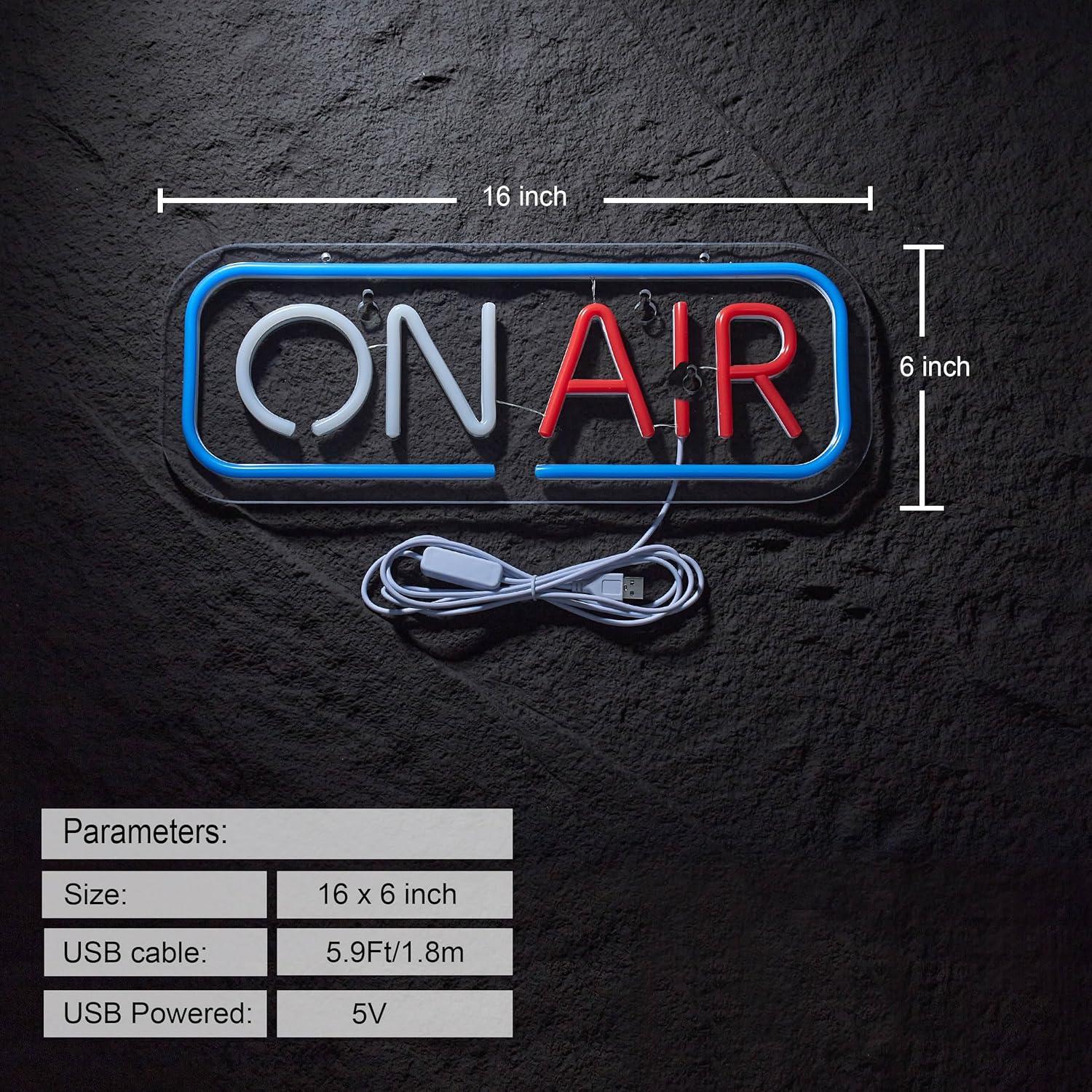 Luz de Neón ON AIR LED 40x15 cm USB Decorativa