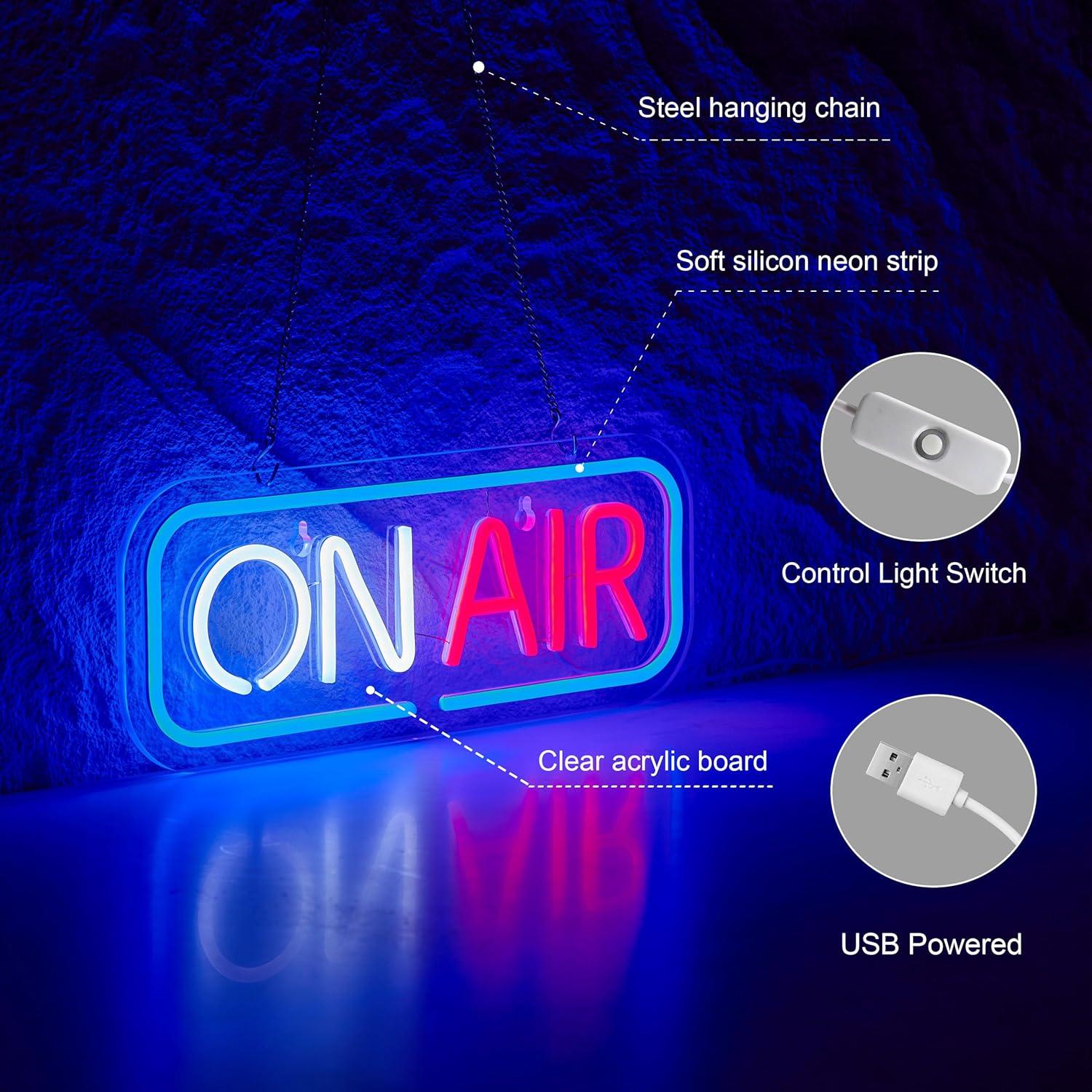 Luz de Neón ON AIR LED 40x15 cm USB Decorativa