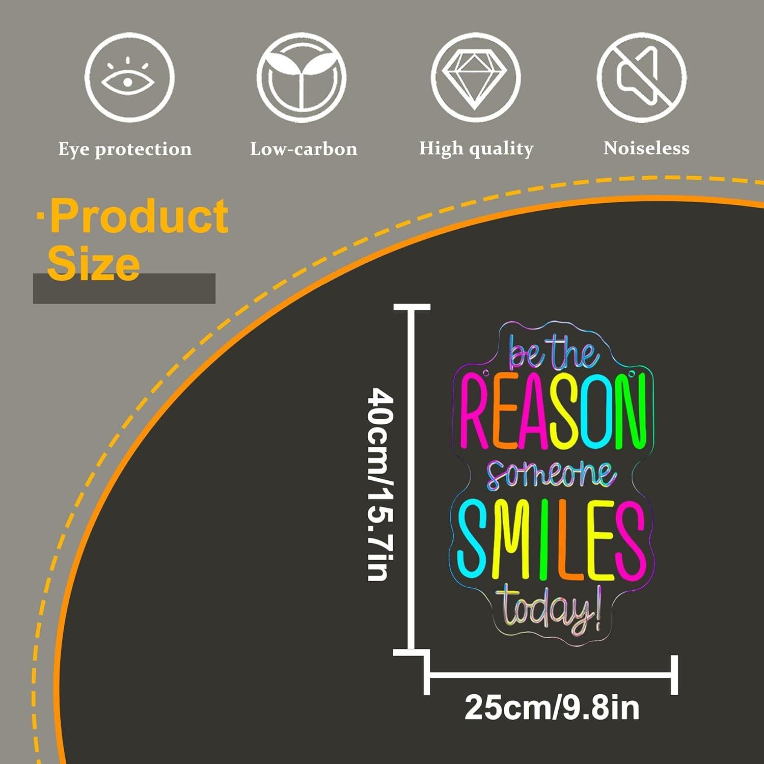 Letrero Neón Motivacional LED Allball 39.9x24.9 cm USB