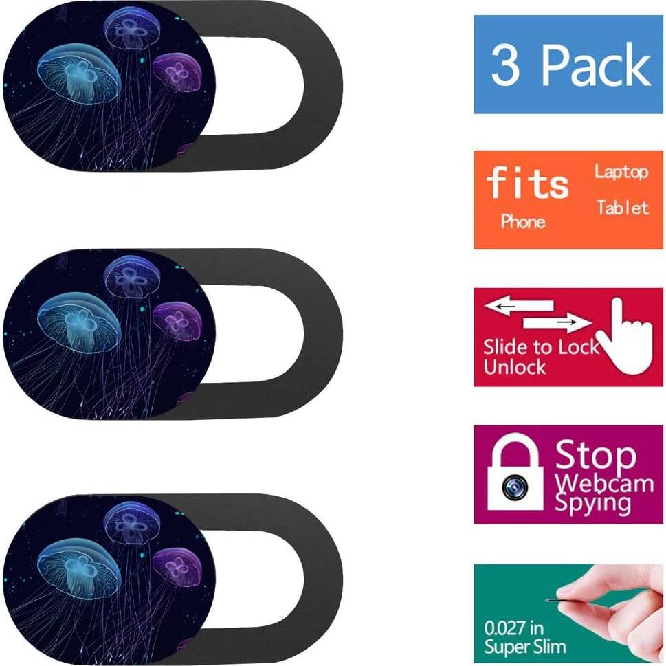 Cubierta de Webcam SIREG SYG0403 - Protección Privacidad 3 Piezas
