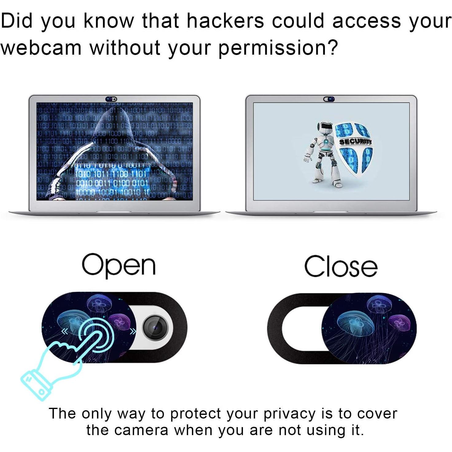 Cubierta de Webcam SIREG SYG0403 - Protección Privacidad 3 Piezas