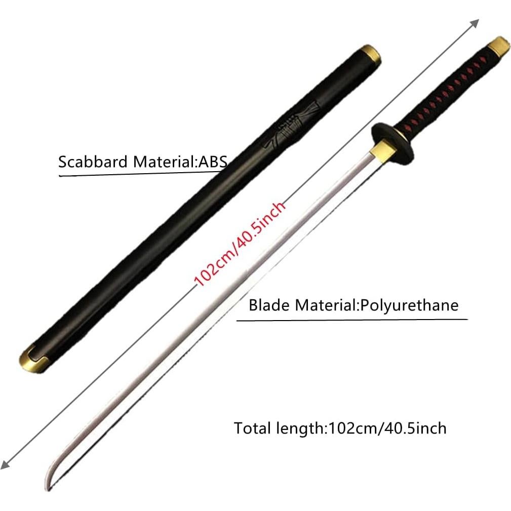 Espada de Cosplay damdos Roronoa Zoro 104cm Espuma PU