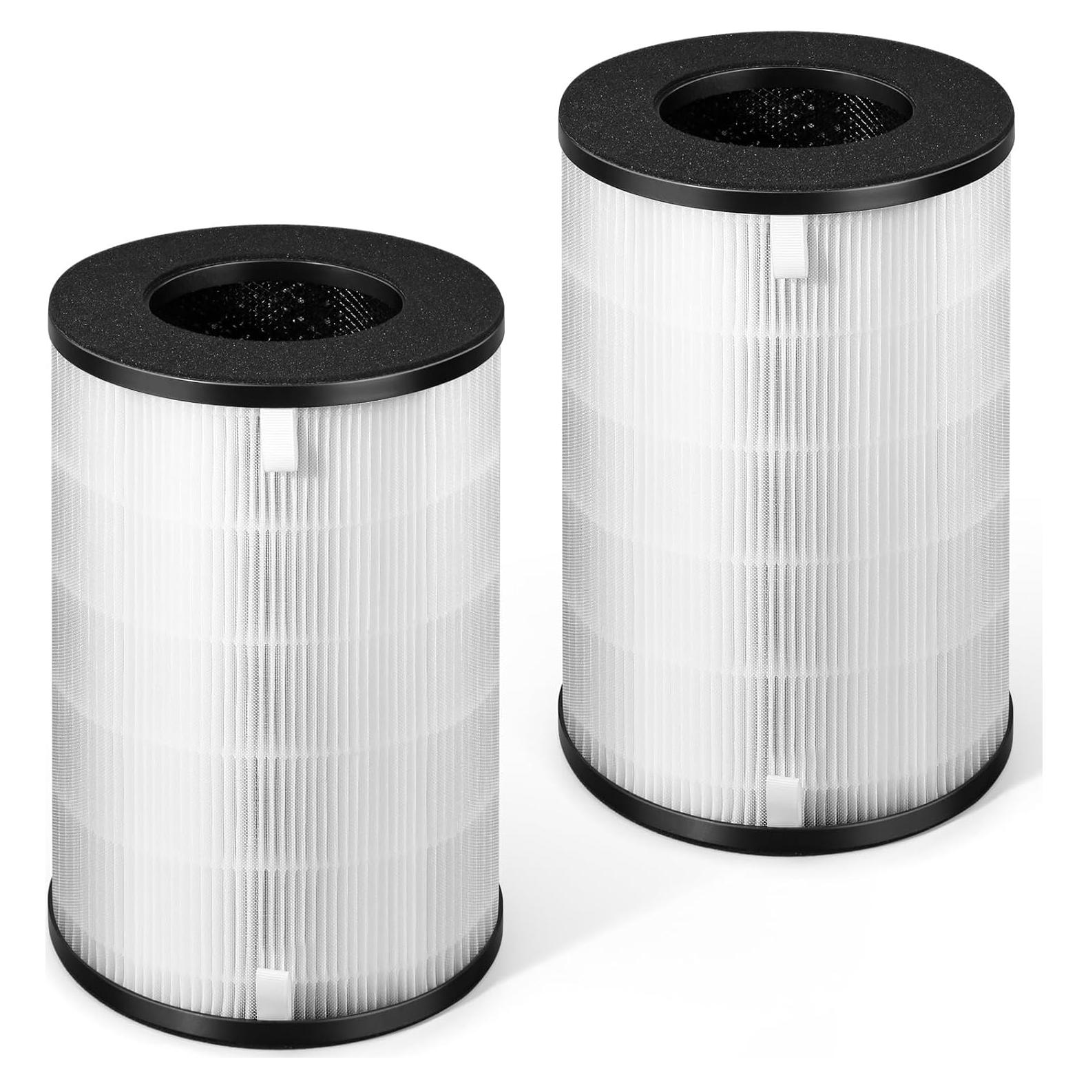 Filtro de Reemplazo HEPA AP-T40FL Homedics 5 en 1 - 2 Paquetes