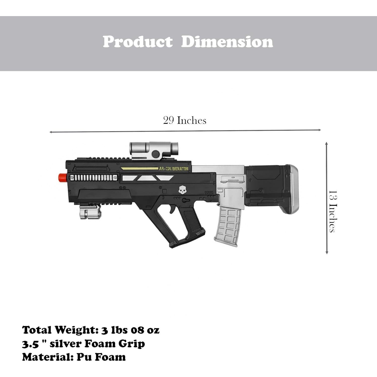 Réplica de espuma AR-23A Liberator LALAPORT 73,66 cm
