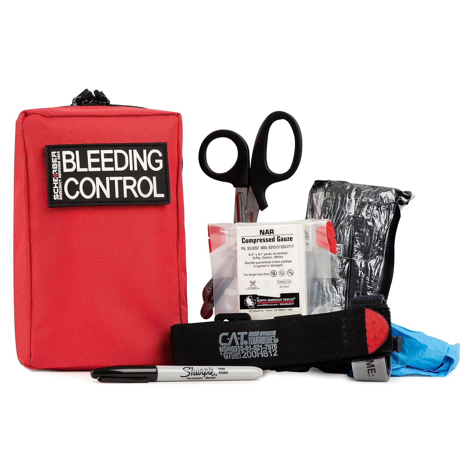 Kit de Control de Sangrado Scherber | Torniquete NAR y Suministros