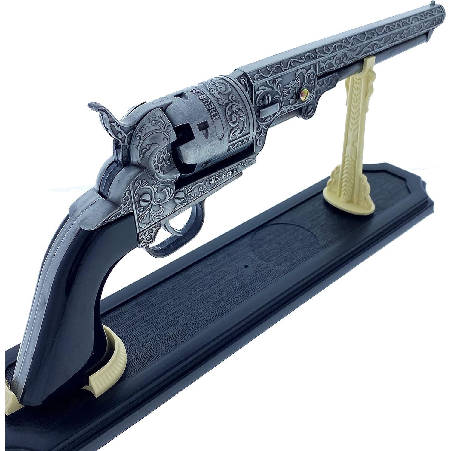 Revólver Decorativo Estilo Oeste Marino PS US Gris