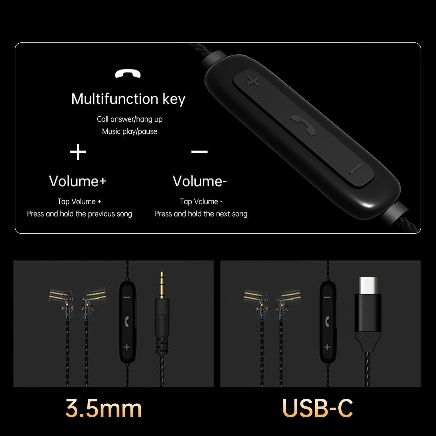 Auriculares In-Ear ND Venus con Micrófono 3.5mm, 10mm