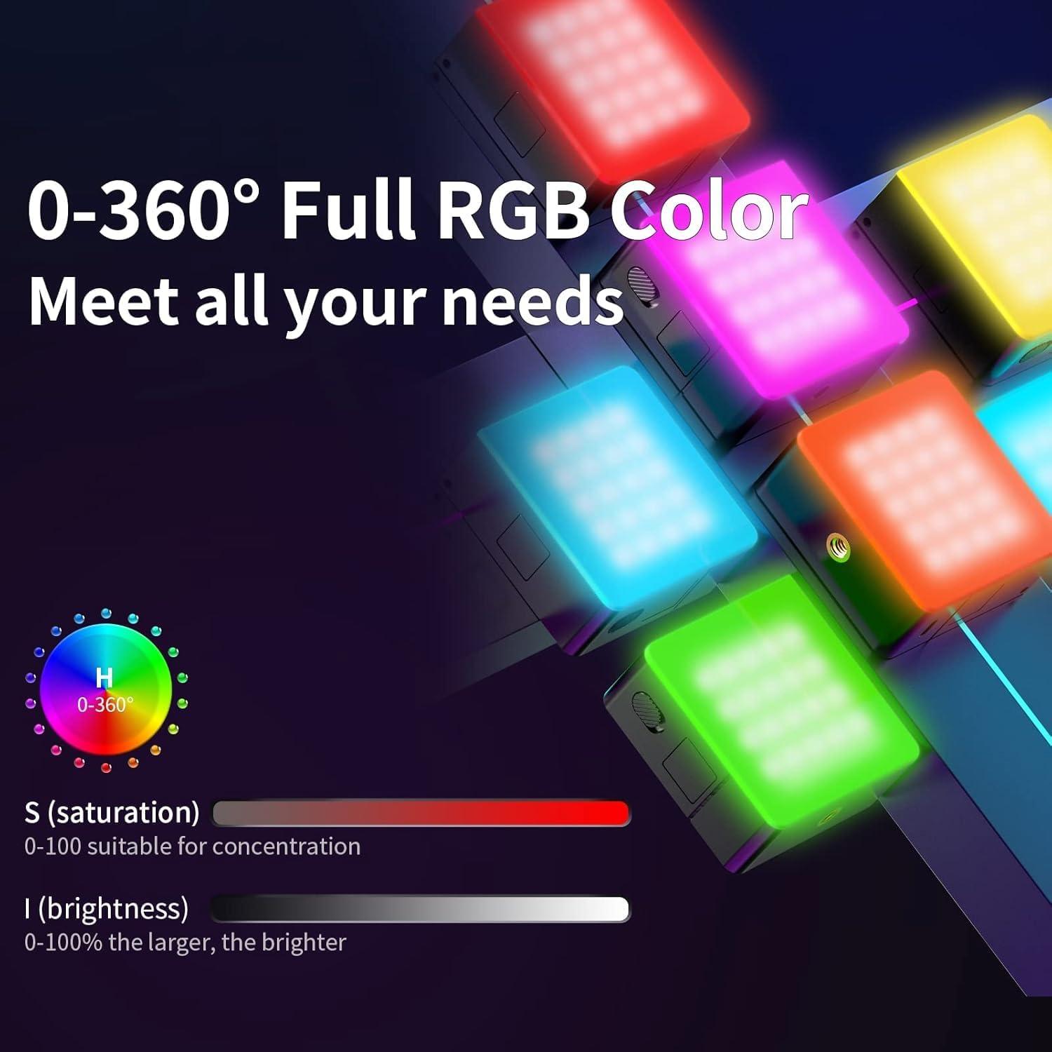 Luz de Video LED RGB Ulanzi VL49 Pro 2500-9000K Recargable