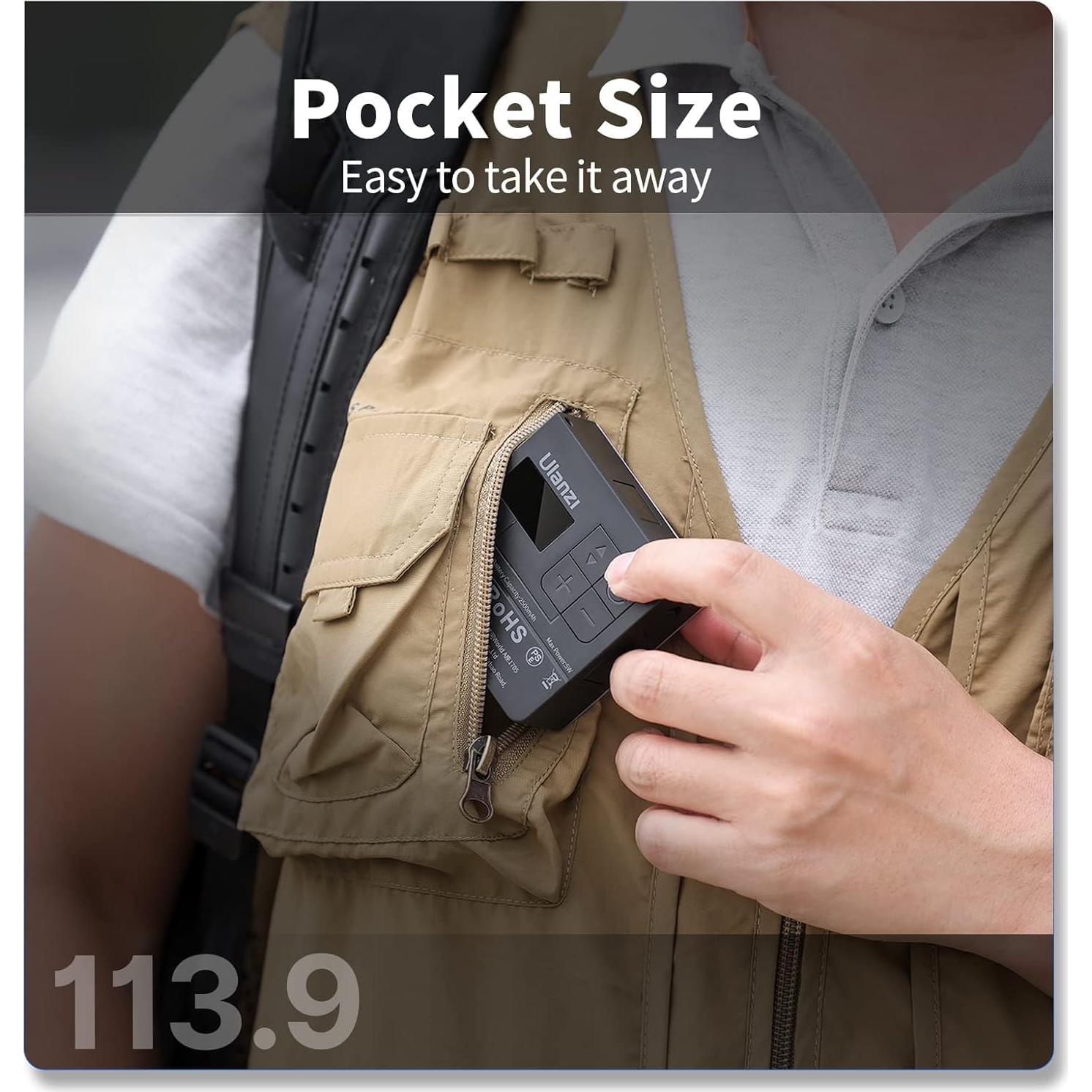 Luz de Video LED RGB Ulanzi VL49 Pro 2500-9000K Recargable