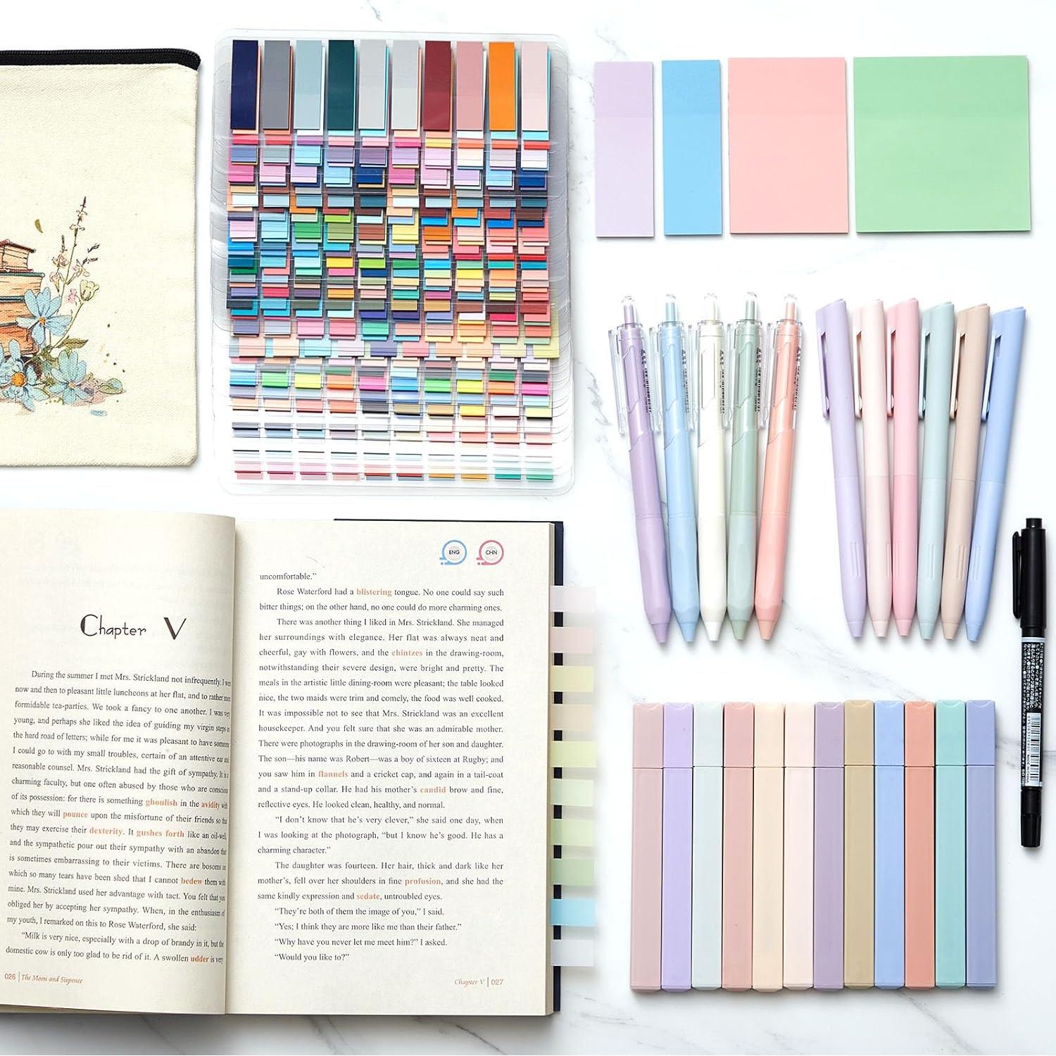 Kit de Anotación de Libros Gilprop 8000 Etiquetas Adhesivas