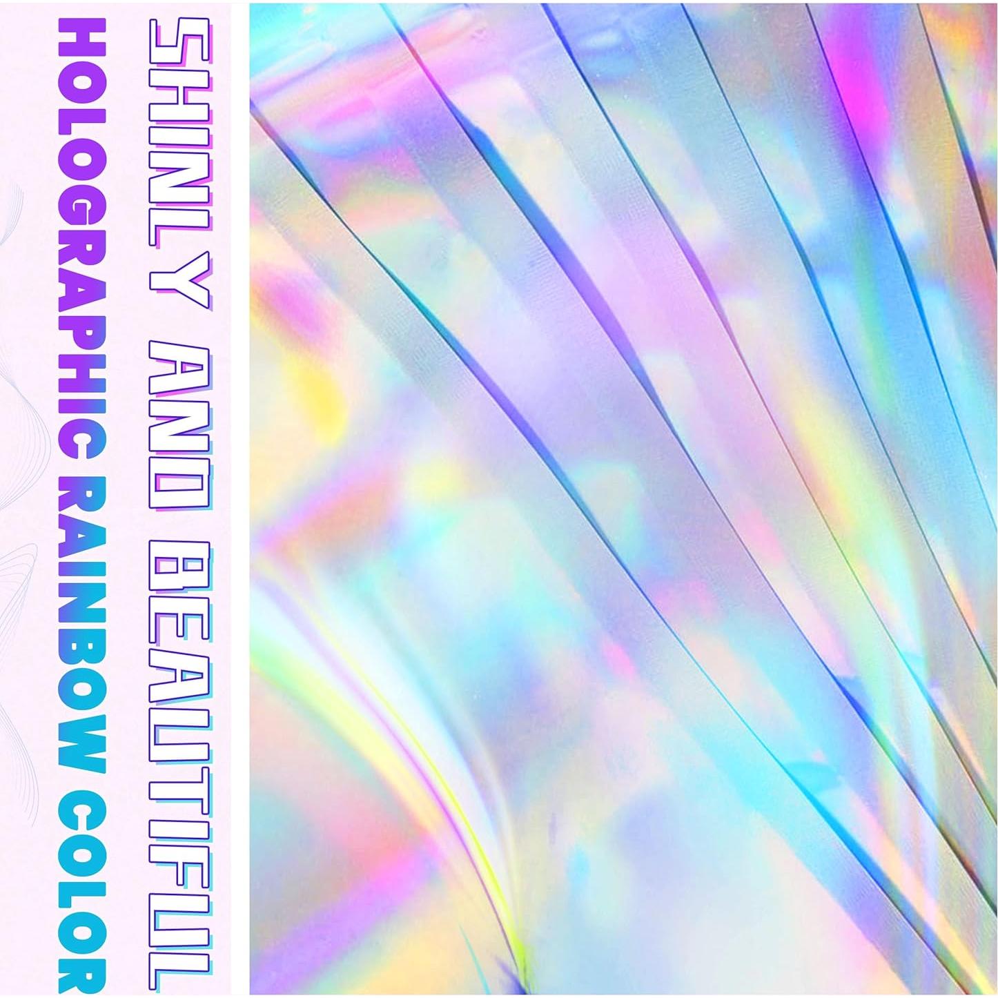 Bolsas de Mylar Holográficas Reutilizables NPLUX 50 Unidades 12.7x20.3CM