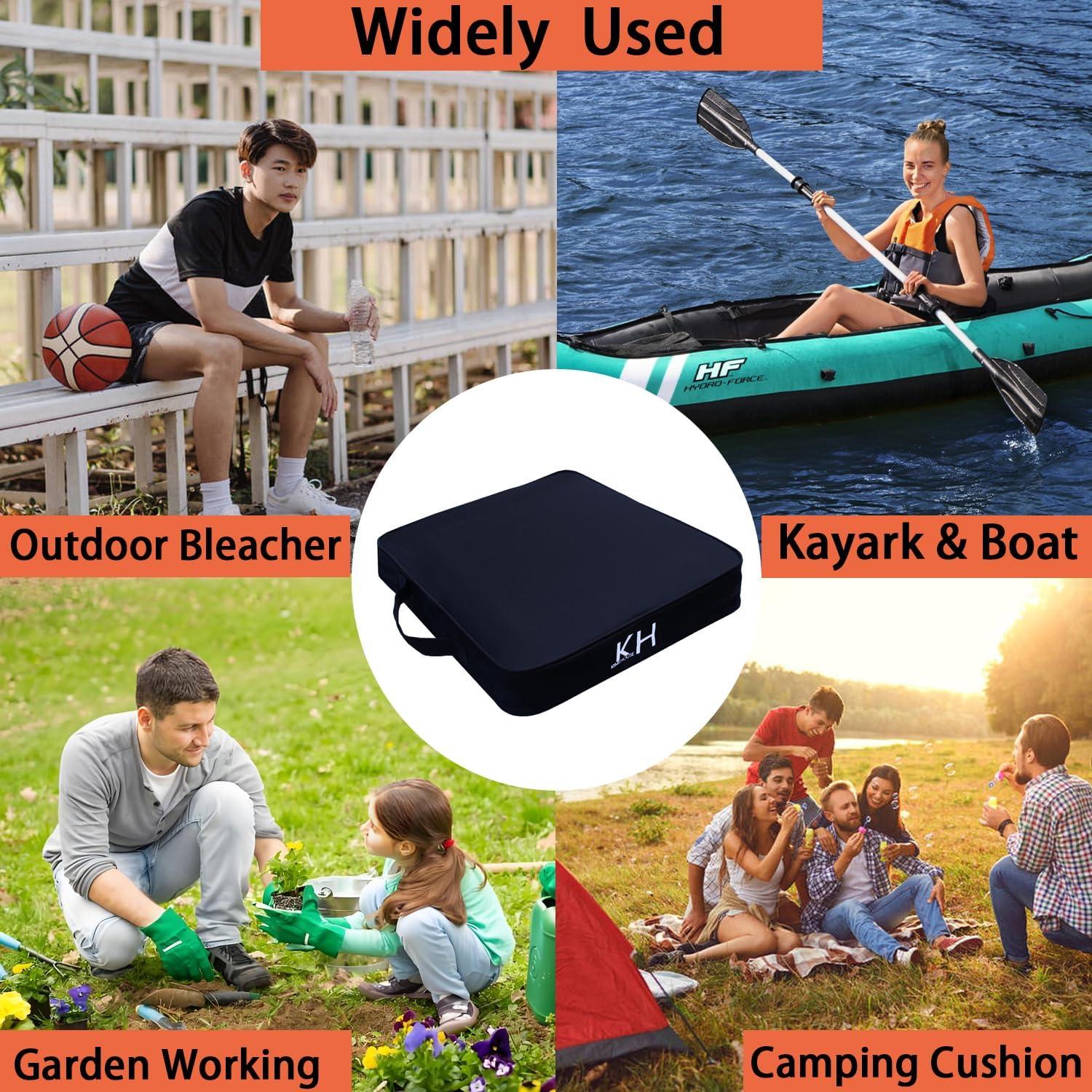 Cojines para Asientos KIMI HOUSE ZD-DG Negros - 2 Piezas