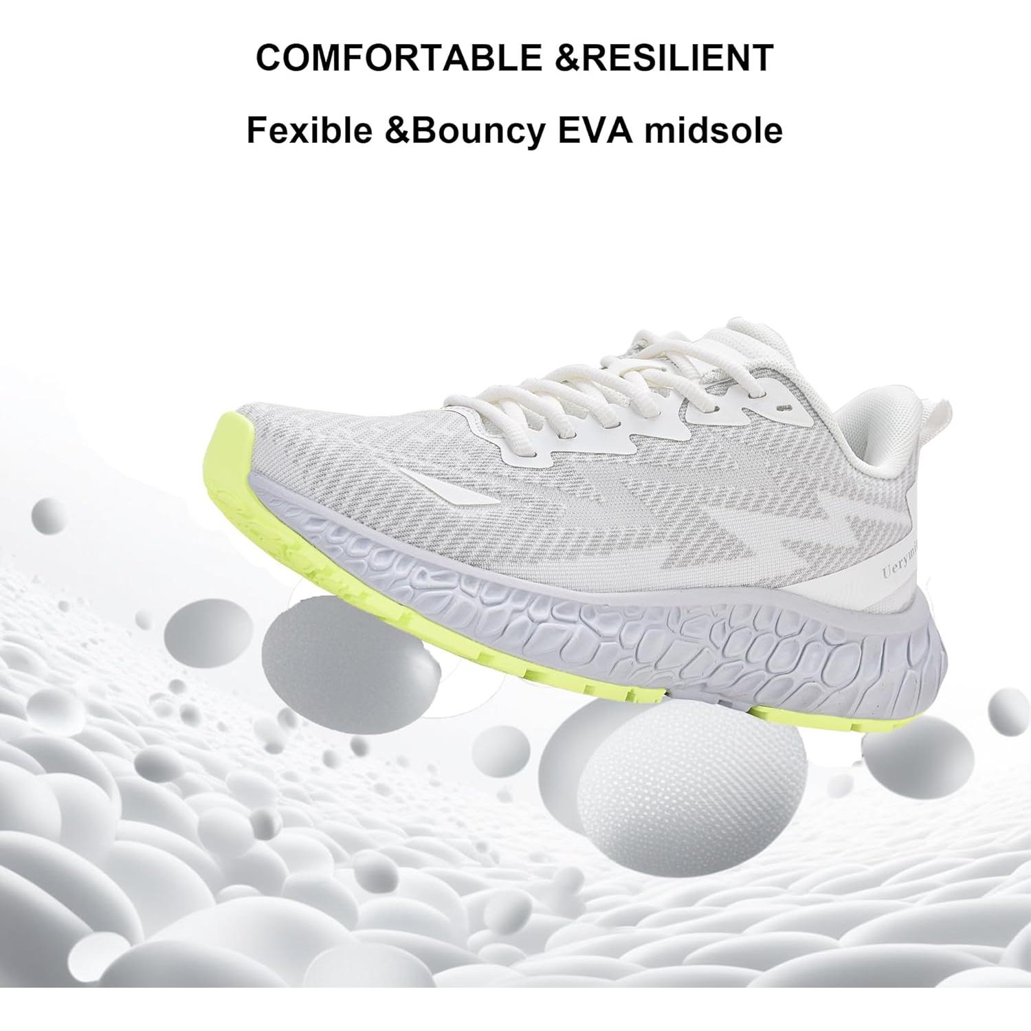 Zapatos deportivos Uerymit para mujer, ligeros y cómodos, talla 5