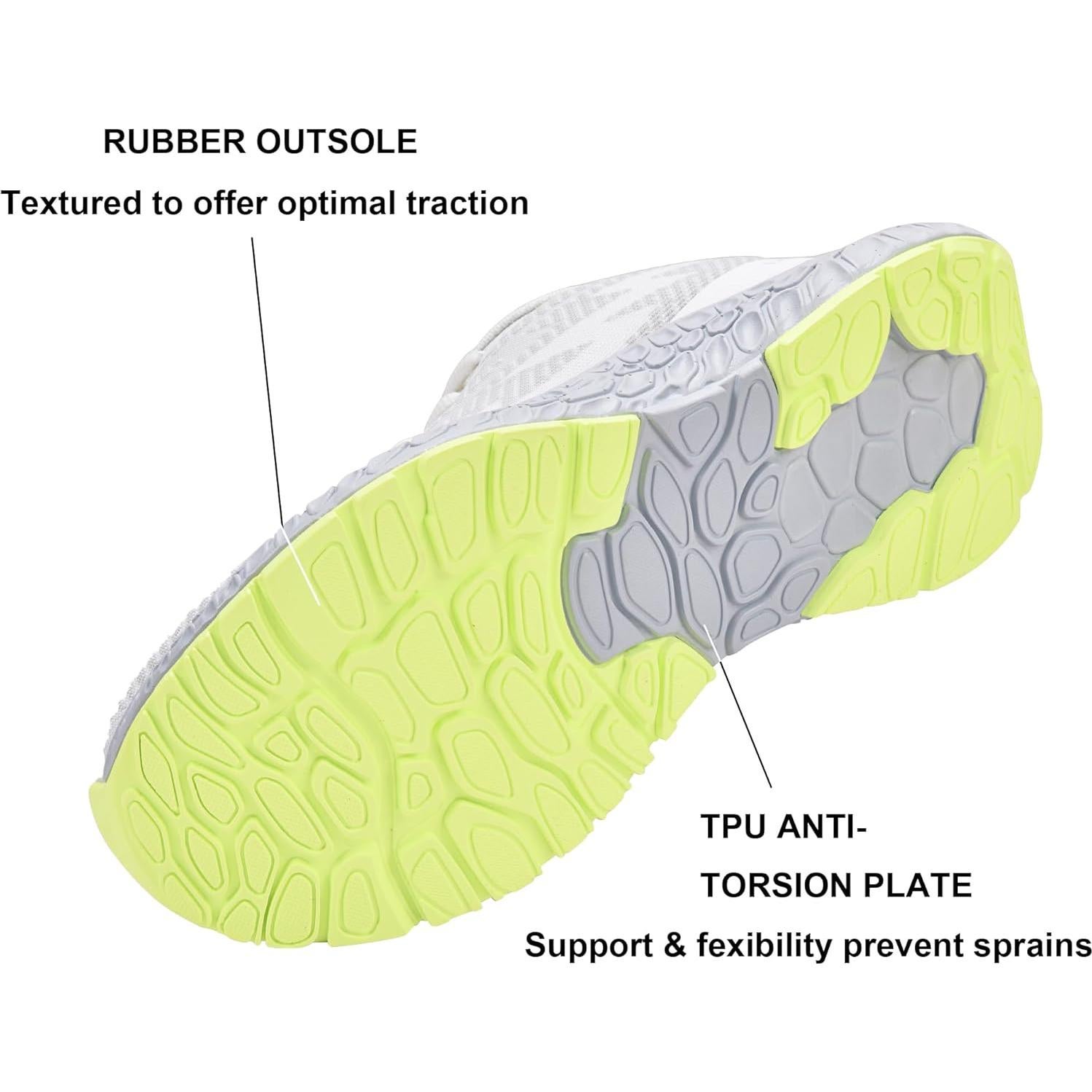 Zapatos deportivos Uerymit para mujer, ligeros y cómodos, talla 5