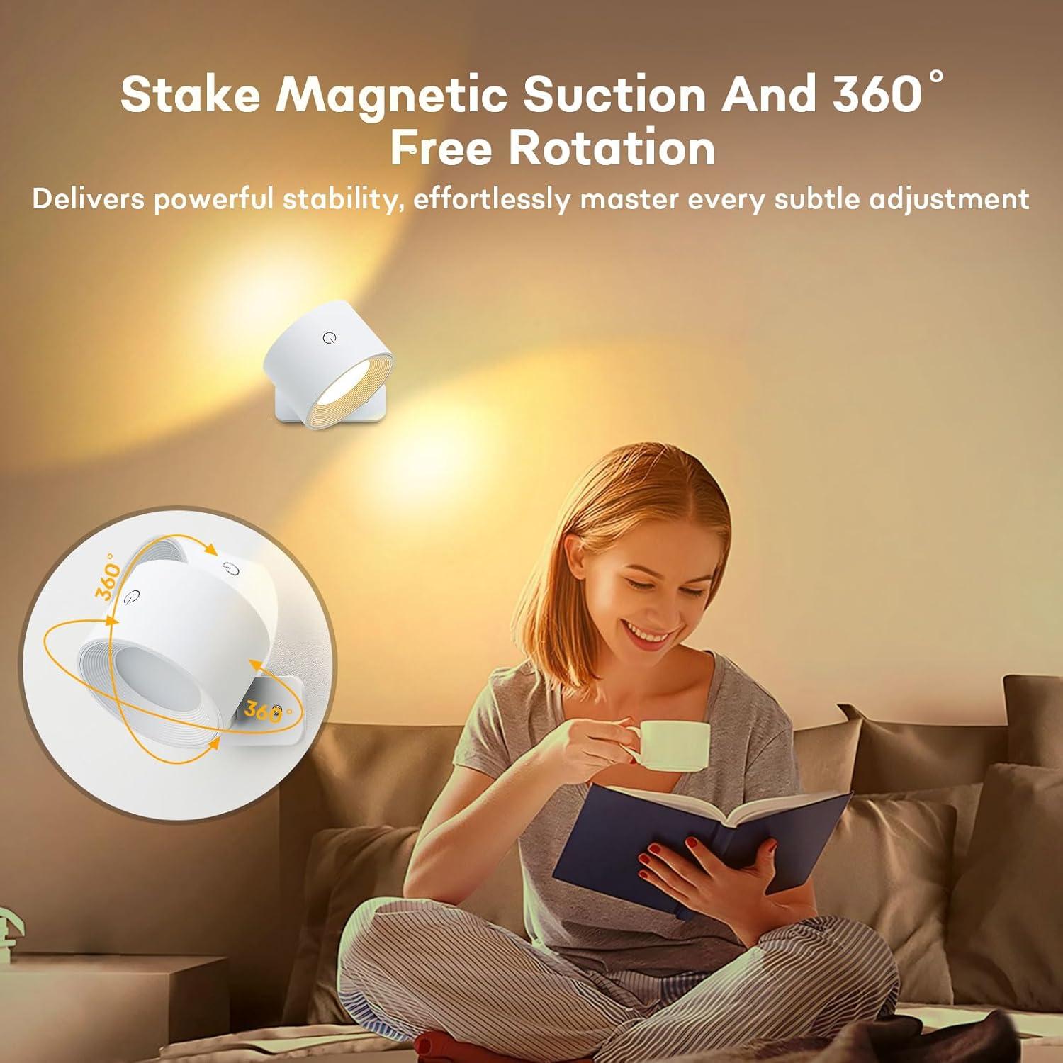 Aplique de Pared Inalámbrico Lightess SH-C6104C RGB Blanco