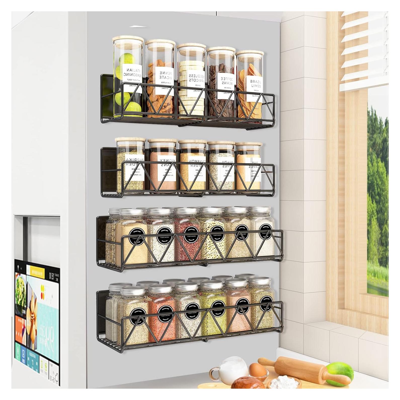 Estante Magnético para Especias Vodoco 4 Niveles 30.2x8.9cm