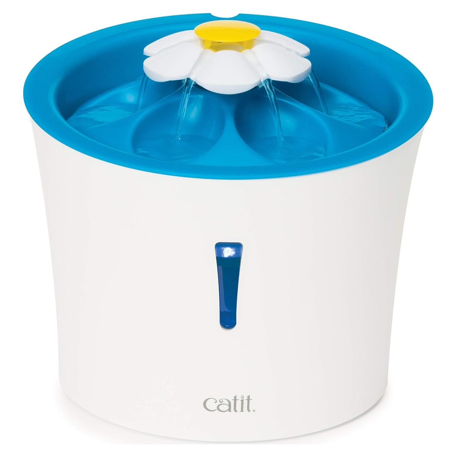 Fuente de Agua LED para Gatos Catit 3L Azul con Filtro