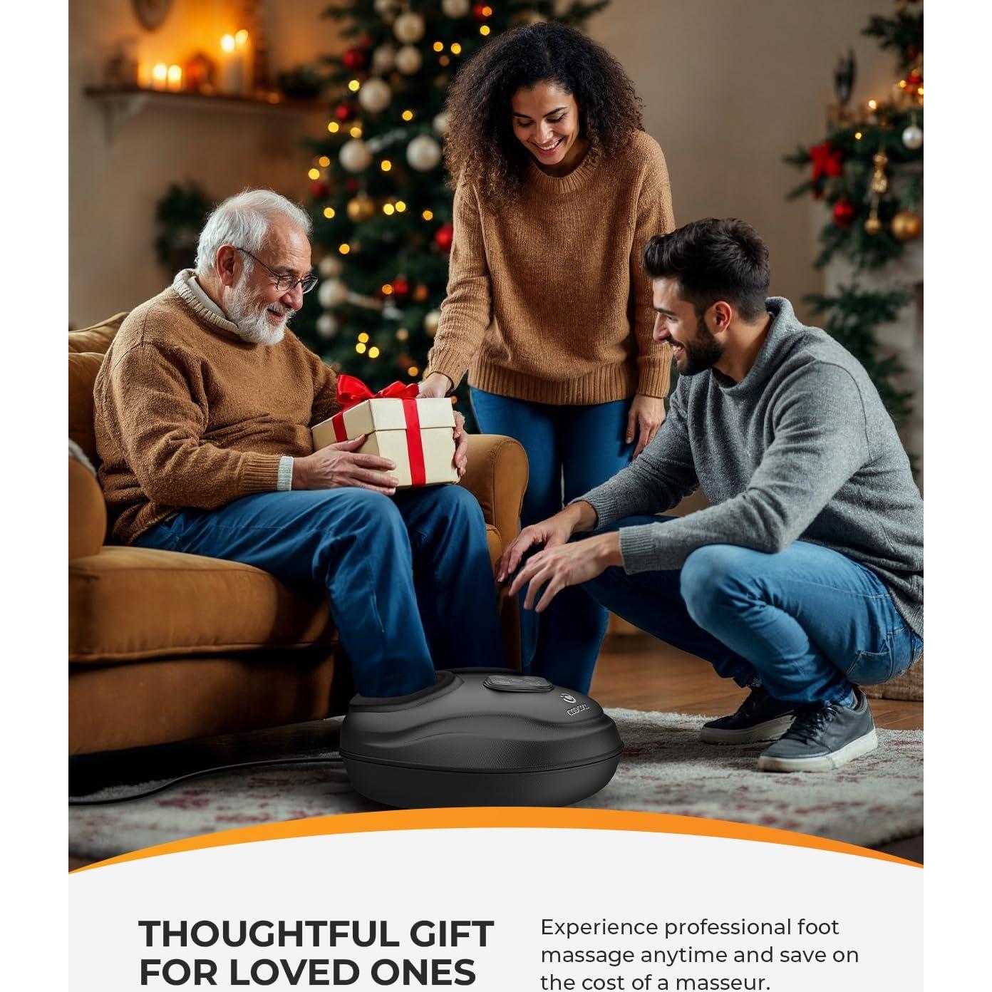 Masajeador de pies CooCoCo Shiatsu con calor y compresión