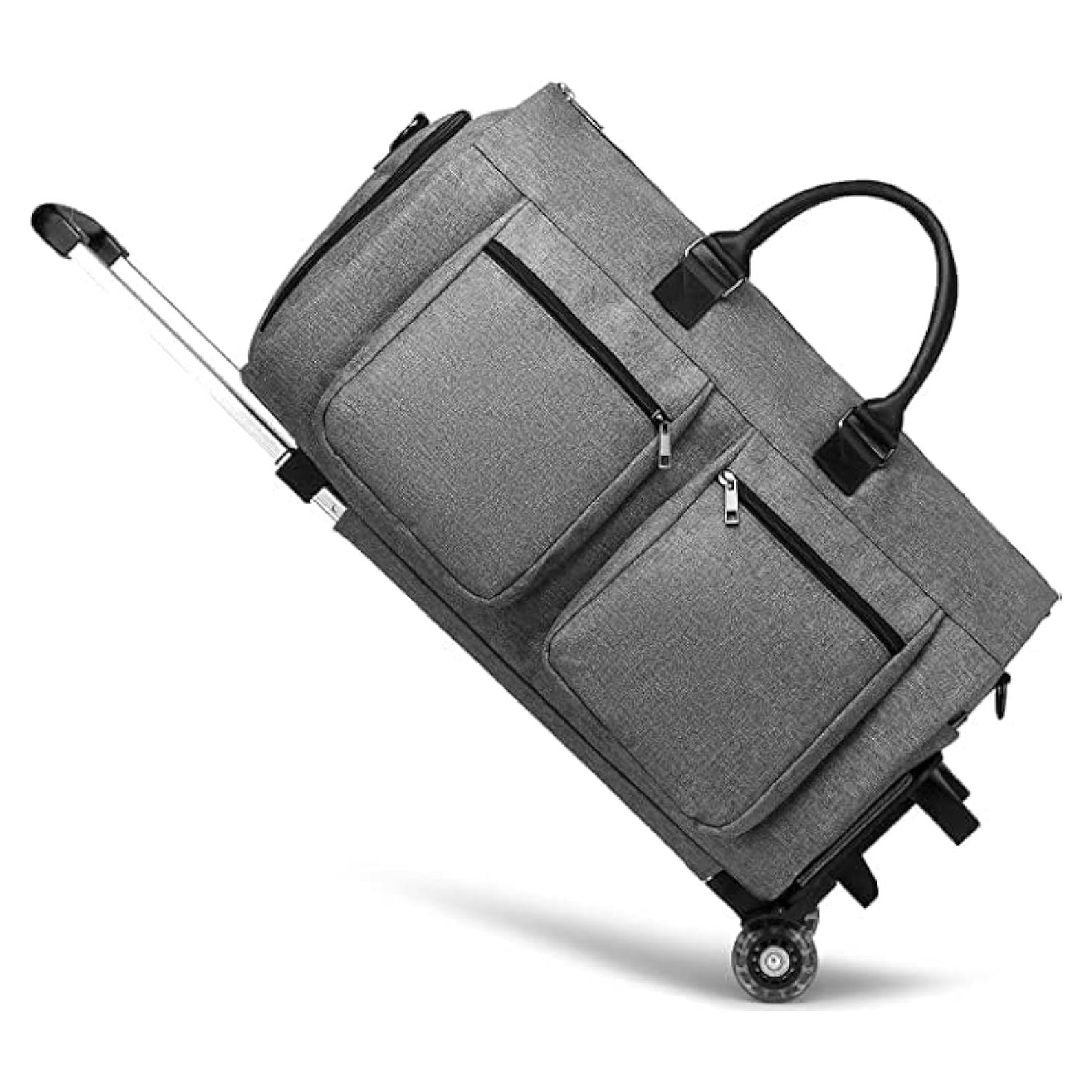 Bolsa de Duffle Rodante Seyfocnia 55.88x27.94x30.48cm Gris