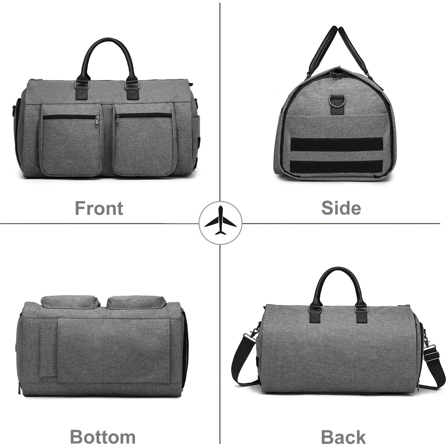 Bolsa de Duffle Rodante Seyfocnia 55.88x27.94x30.48cm Gris