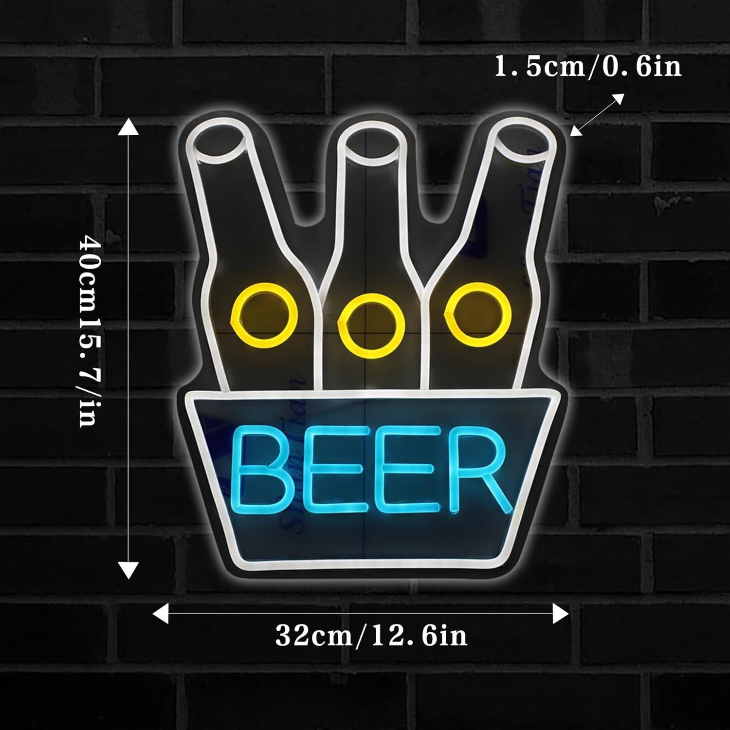 Cartel de Neón LED Cerveza Arphinneon 20.3x12.7 cm