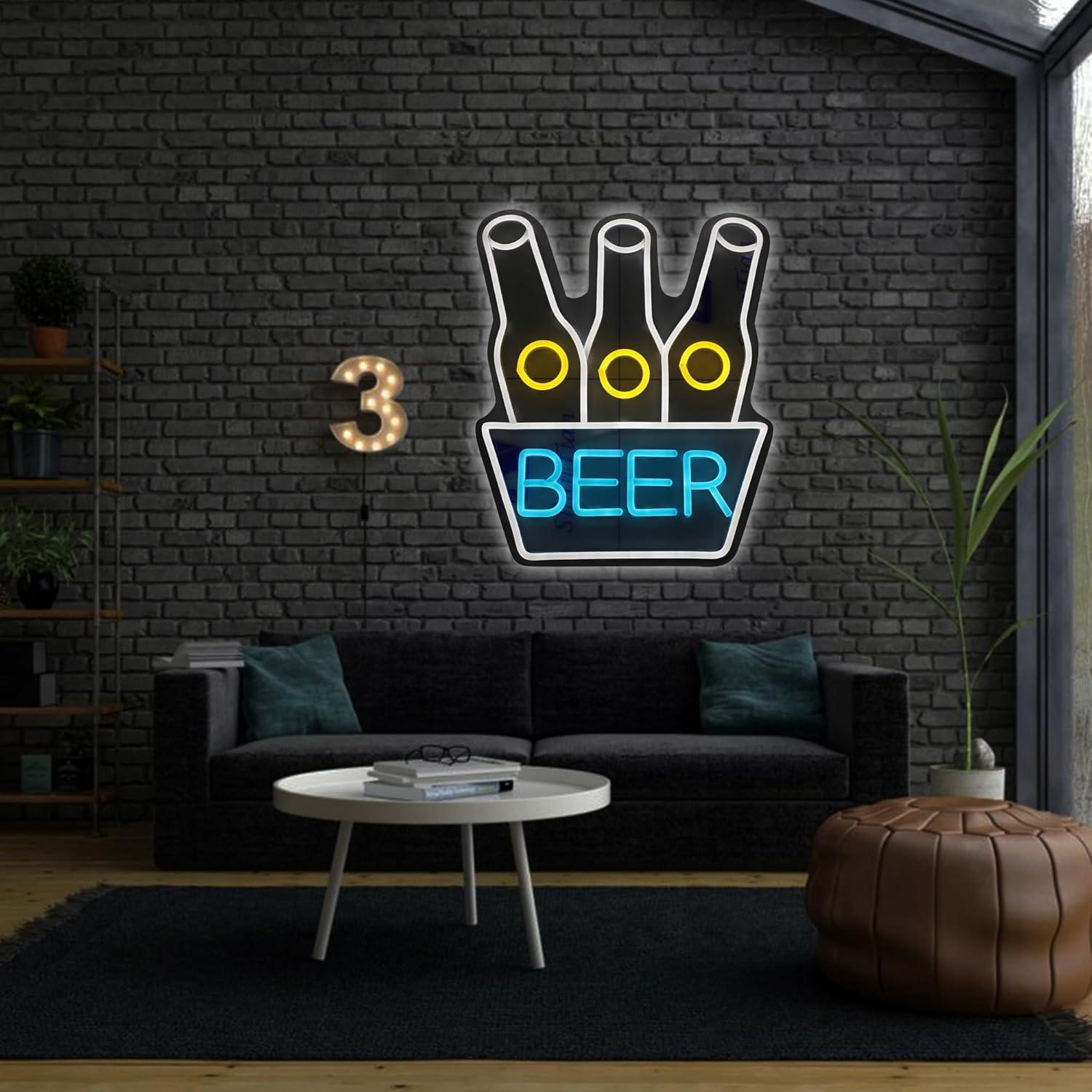 Cartel de Neón LED Cerveza Arphinneon 20.3x12.7 cm