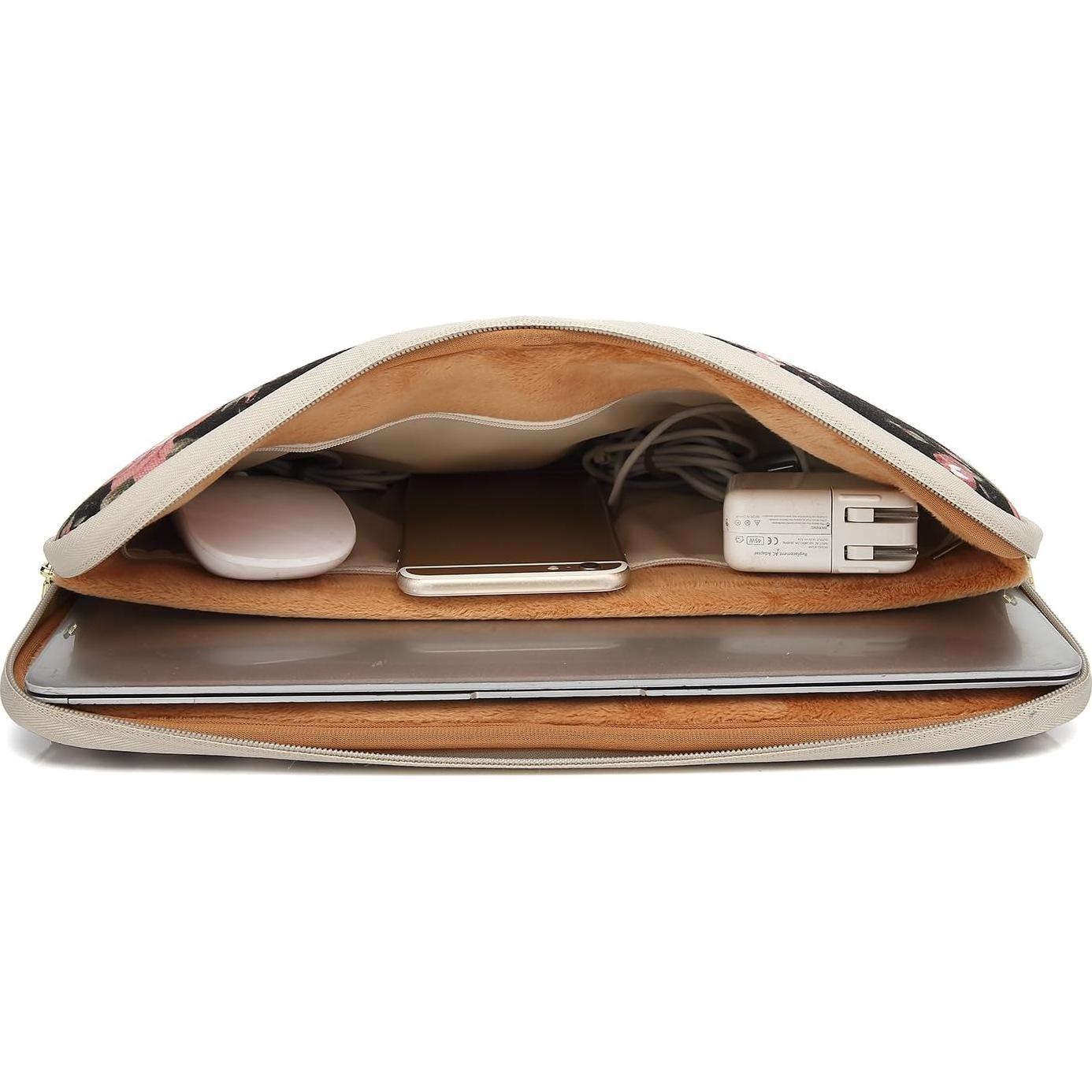 Funda para Laptop KAYOND 11.6" Impermeable Negro/Rosa