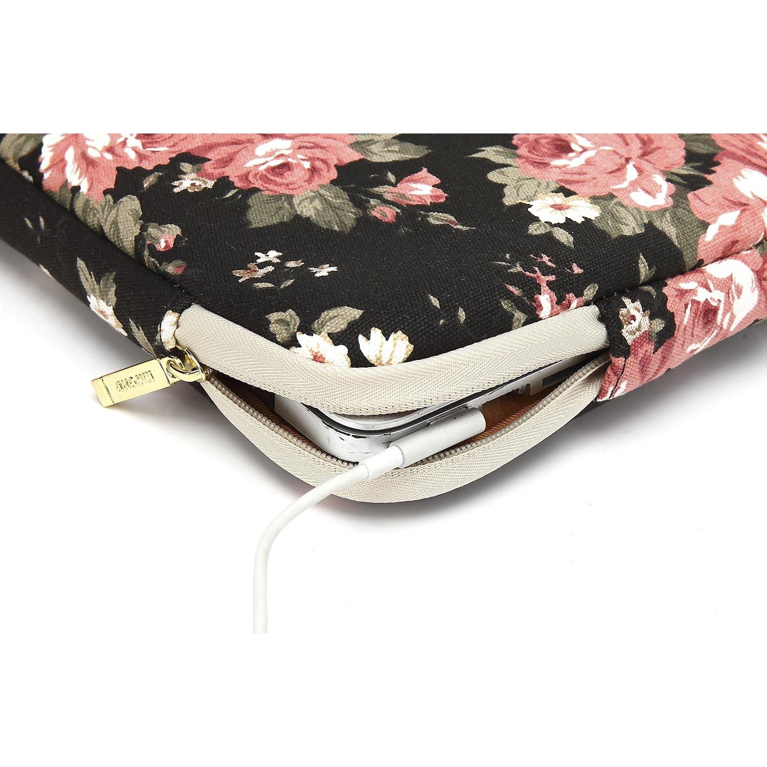 Funda para Laptop KAYOND 11.6" Impermeable Negro/Rosa