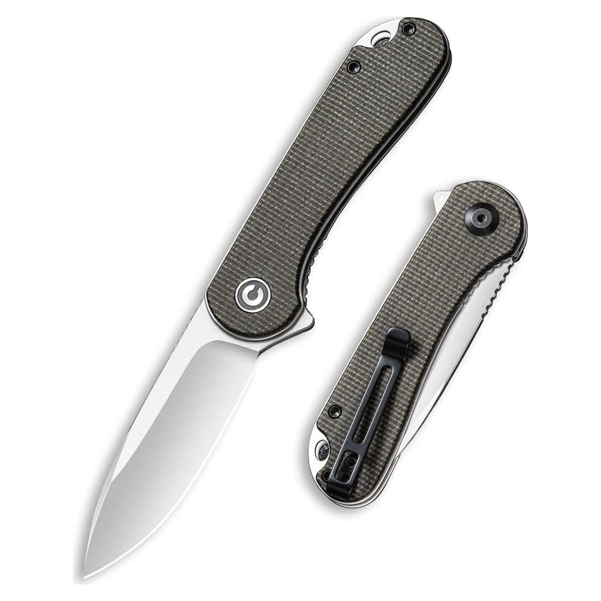 Cuchillo de Bolsillo CIVIVI C907T Verde Oscuro Plegable D2